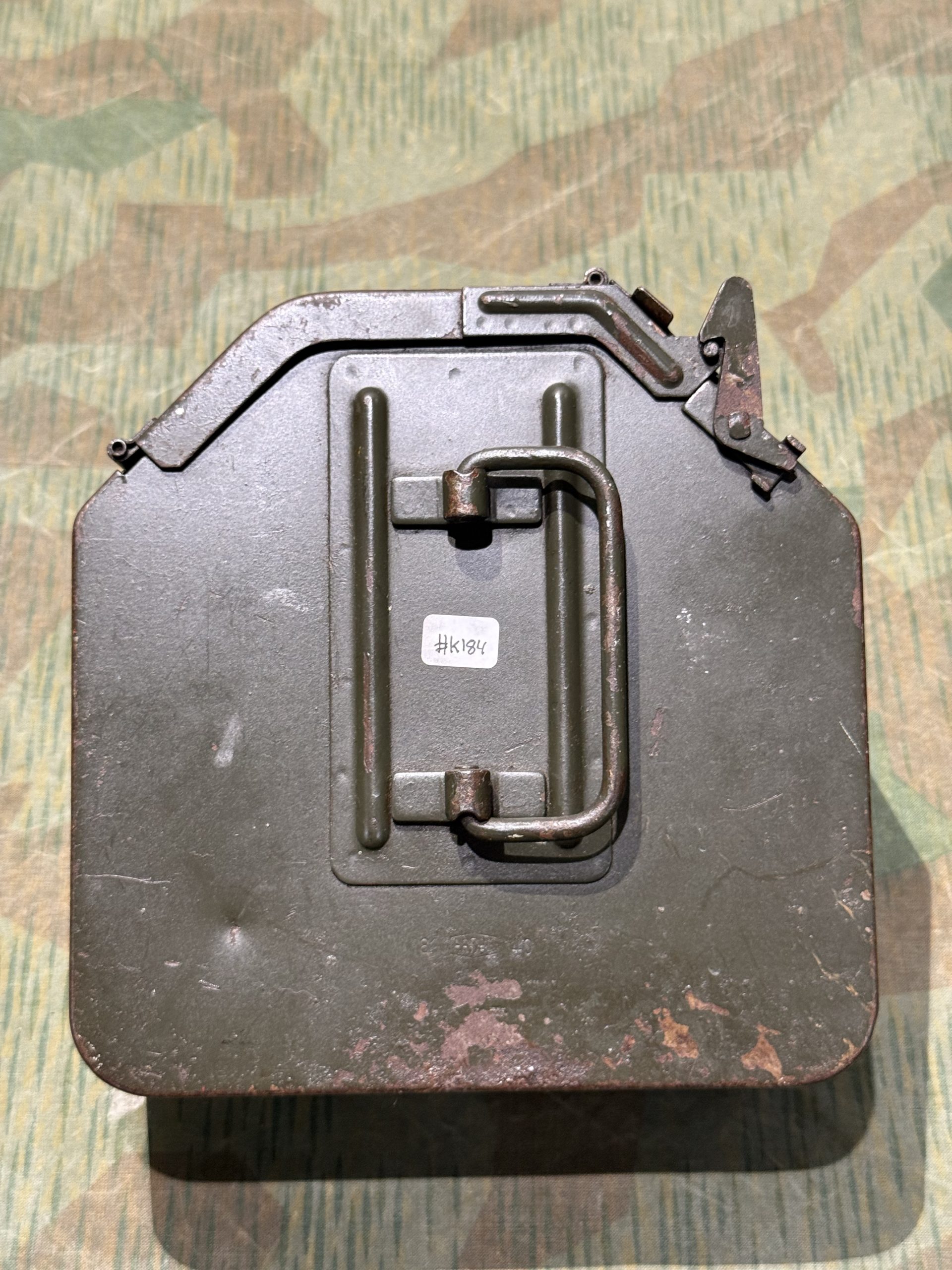Original WW2 German Mg34 Mg42 Patronenkasten 36 Ammo Can / Drum Marked HASAG 1940 #2