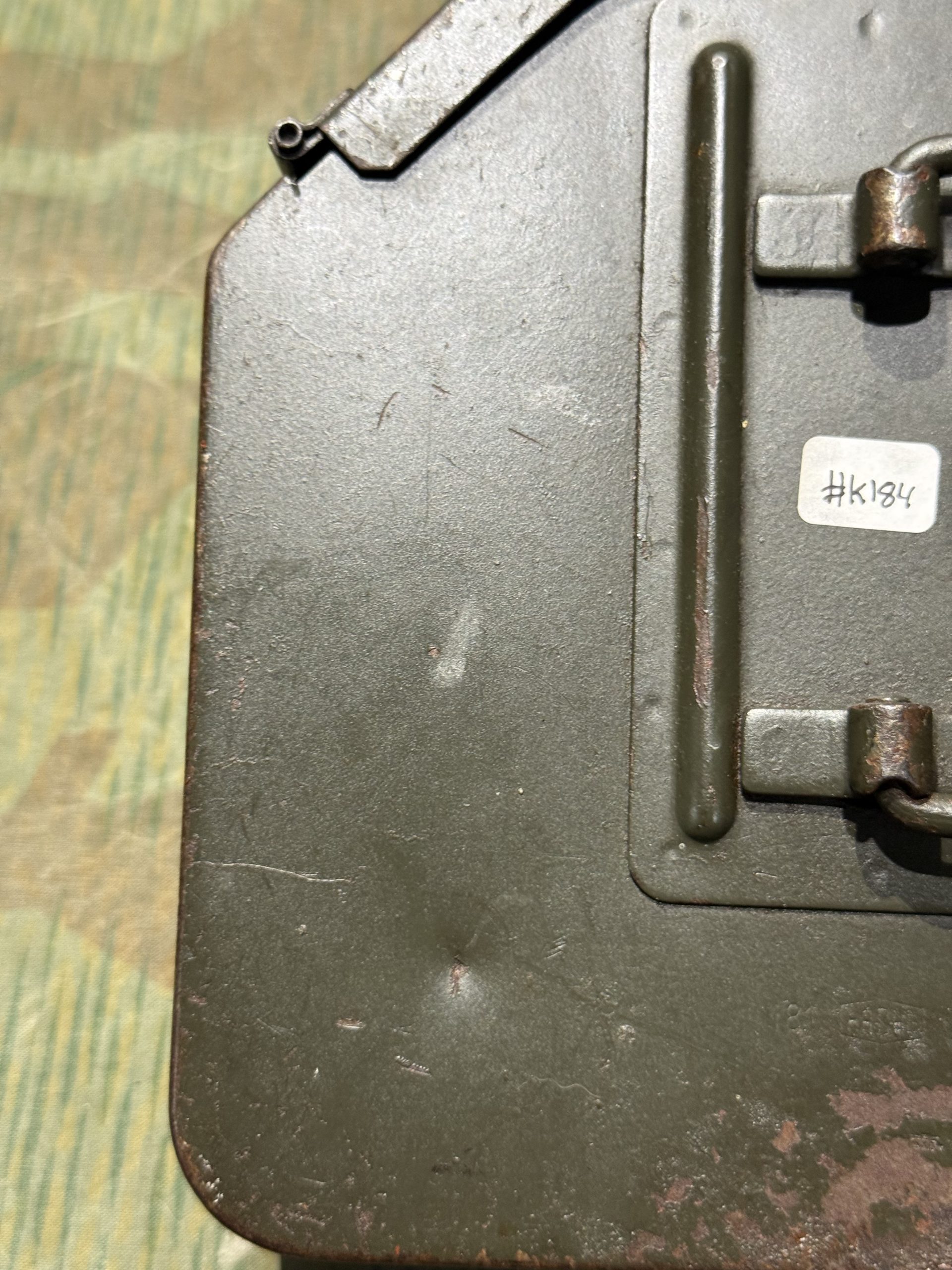 Original WW2 German Mg34 Mg42 Patronenkasten 36 Ammo Can / Drum Marked HASAG 1940 #2 - Image 2