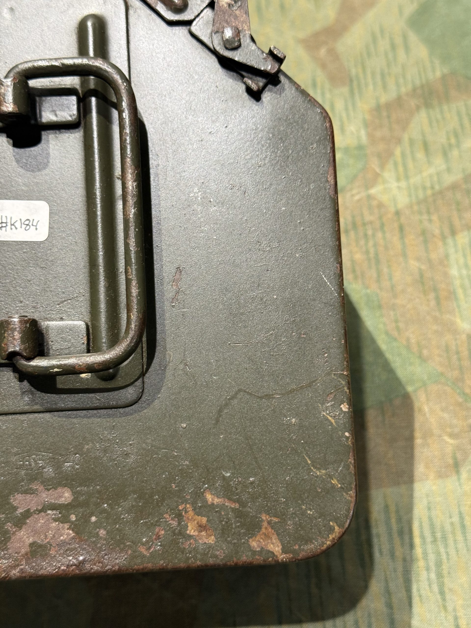 Original WW2 German Mg34 Mg42 Patronenkasten 36 Ammo Can / Drum Marked HASAG 1940 #2 - Image 4