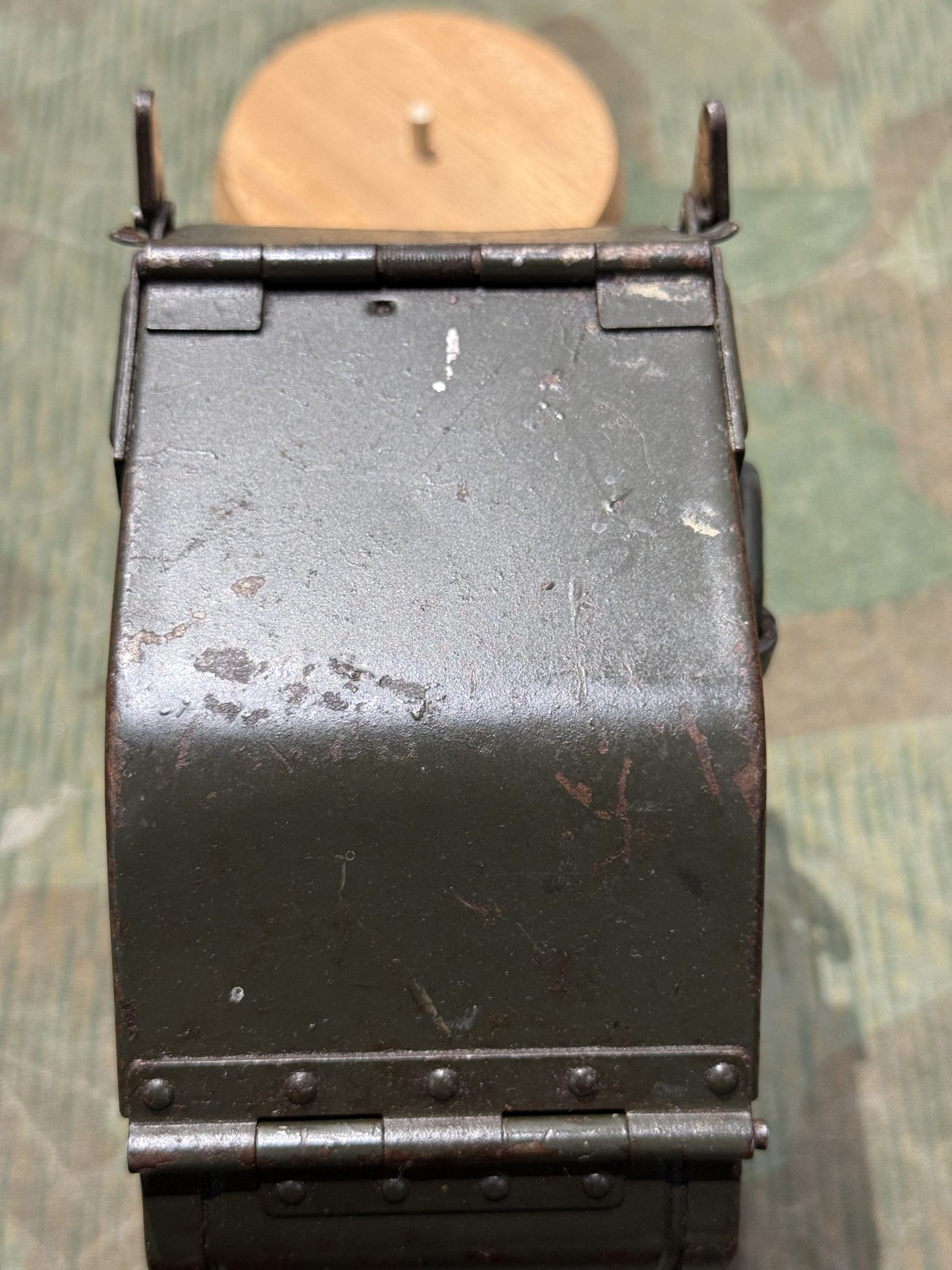 Original WW2 German Mg34 Mg42 Patronenkasten 36 Ammo Can / Drum Marked HASAG 1940 #2 - Image 11