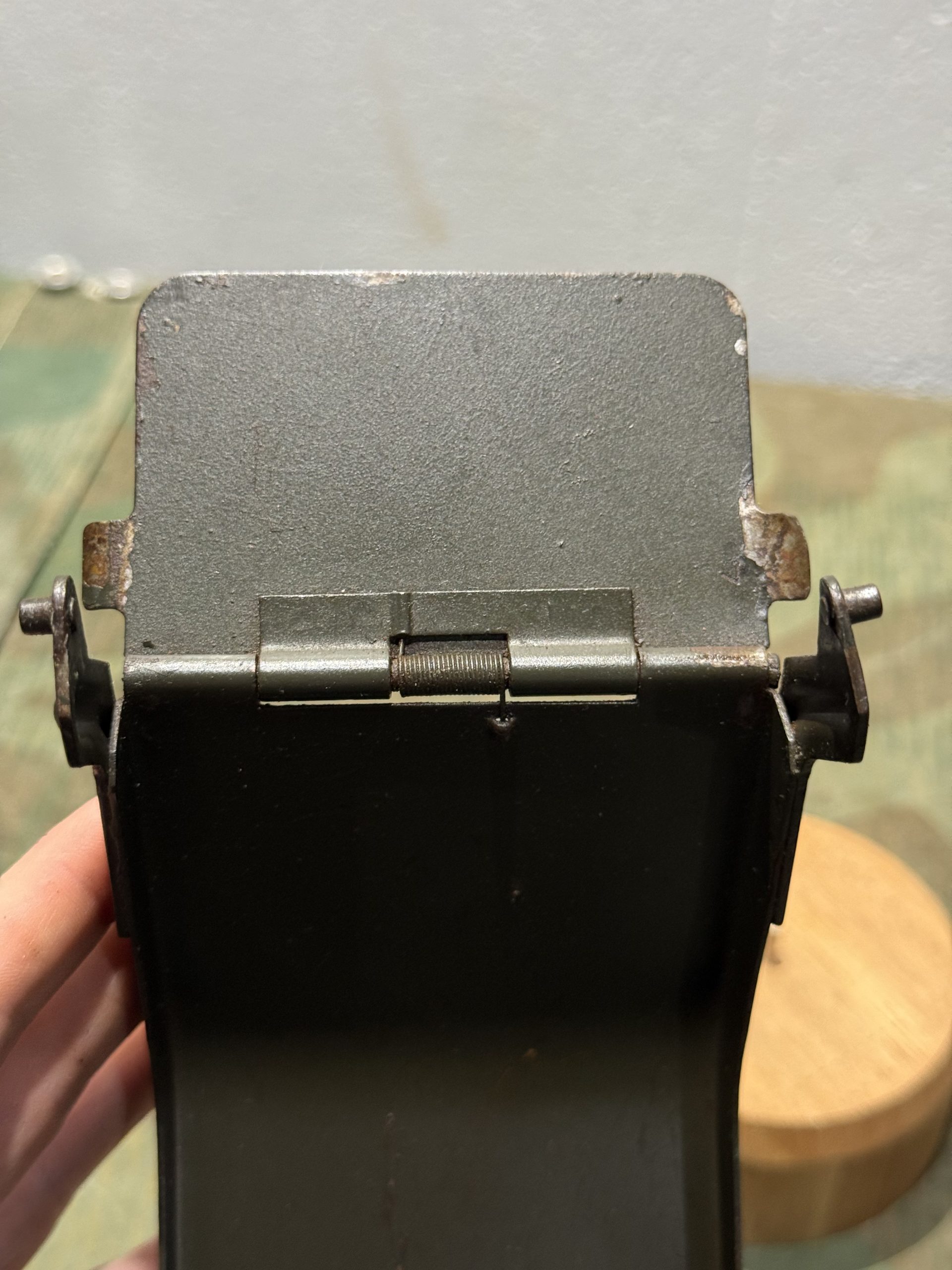 Original WW2 German Mg34 Mg42 Patronenkasten 36 Ammo Can / Drum Marked HASAG 1940 #2 - Image 13