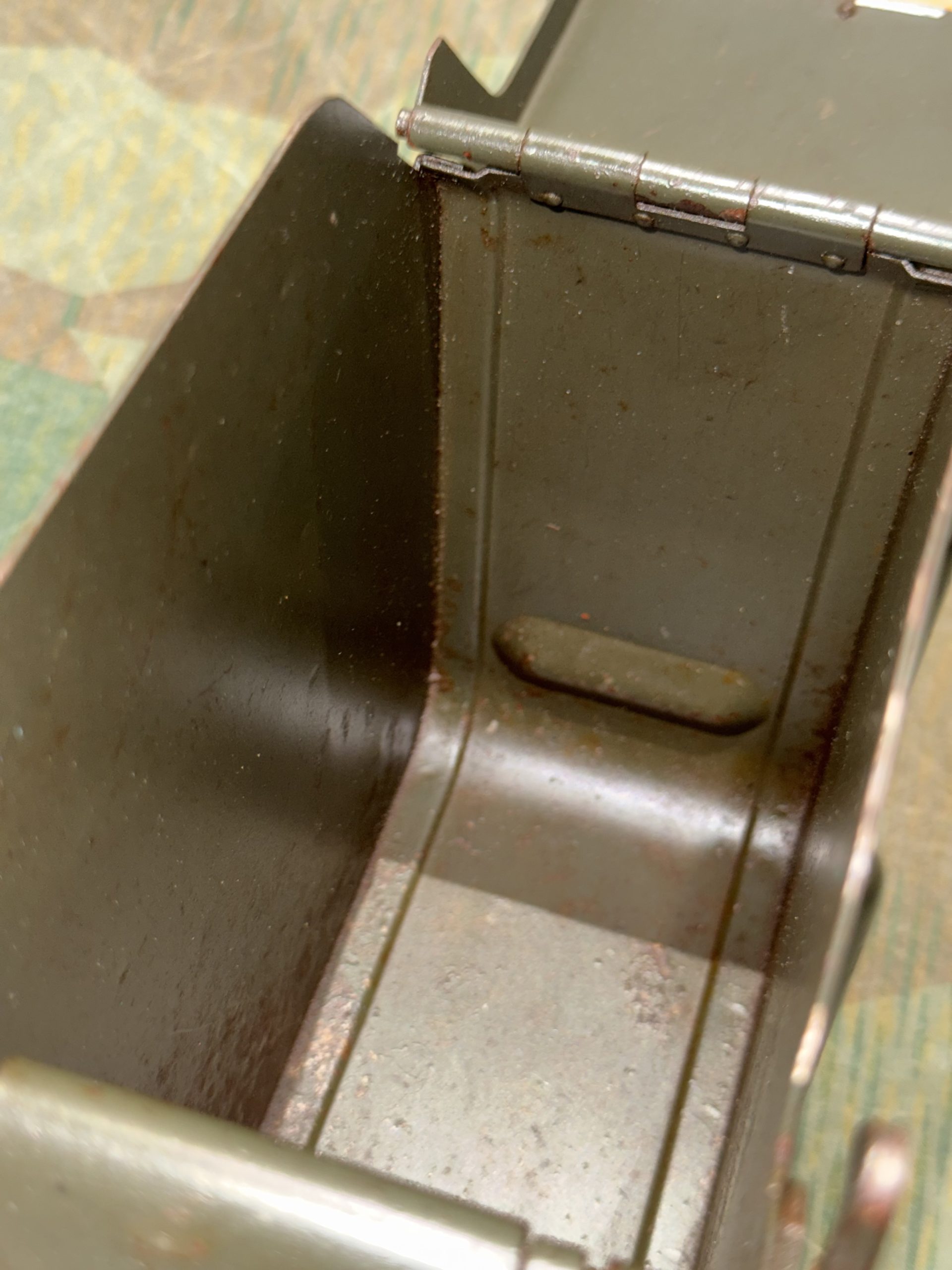Original WW2 German Mg34 Mg42 Patronenkasten 36 Ammo Can / Drum Marked HASAG 1940 #2 - Image 16