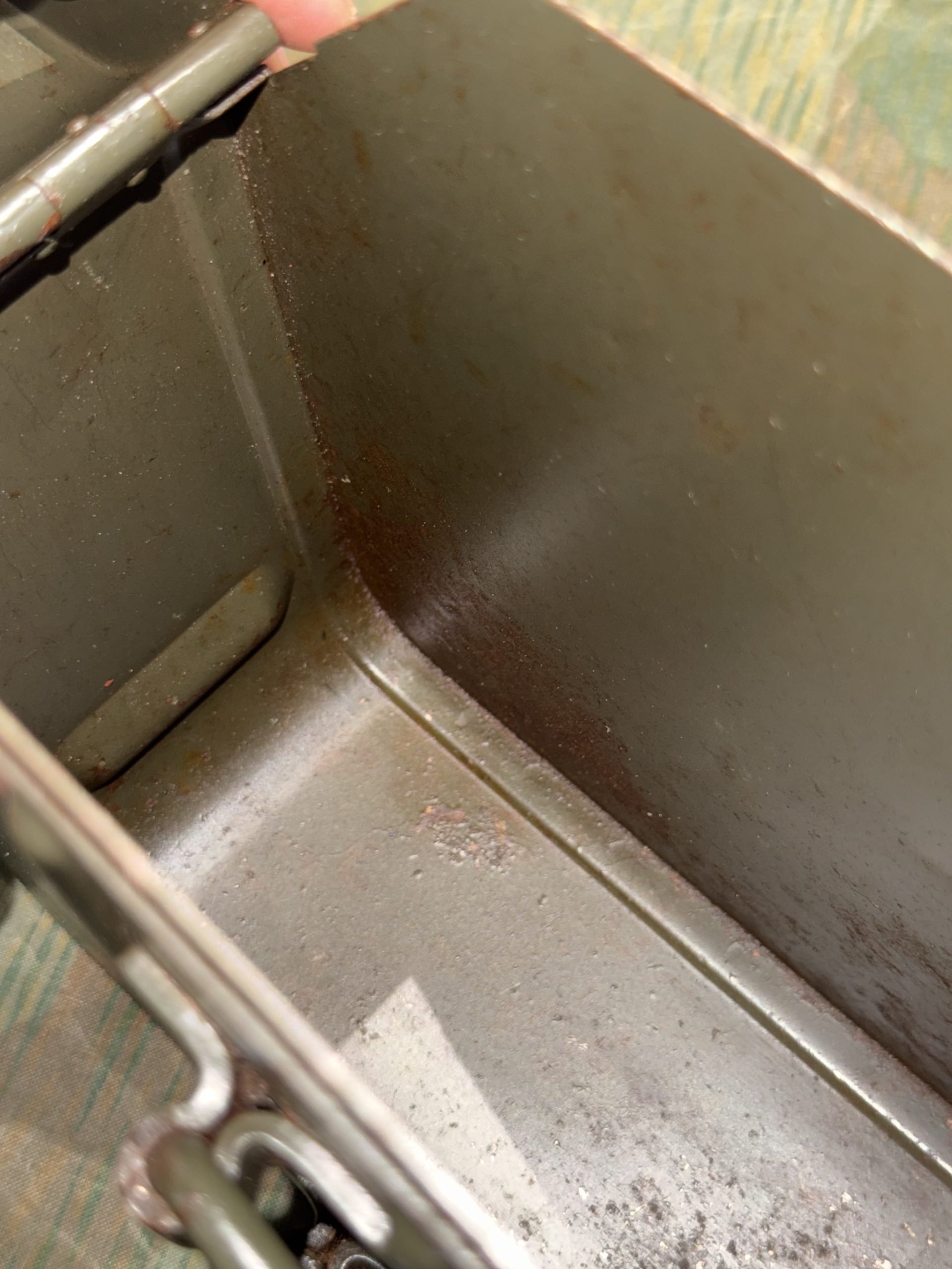Original WW2 German Mg34 Mg42 Patronenkasten 36 Ammo Can / Drum Marked HASAG 1940 #2 - Image 19