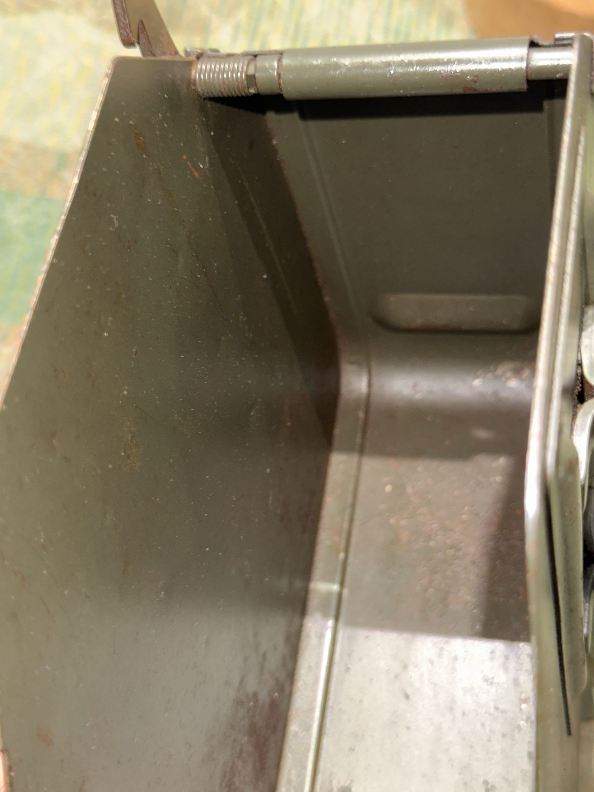 Original WW2 German Mg34 Mg42 Patronenkasten 36 Ammo Can / Drum Marked HASAG 1940 #2 - Image 22