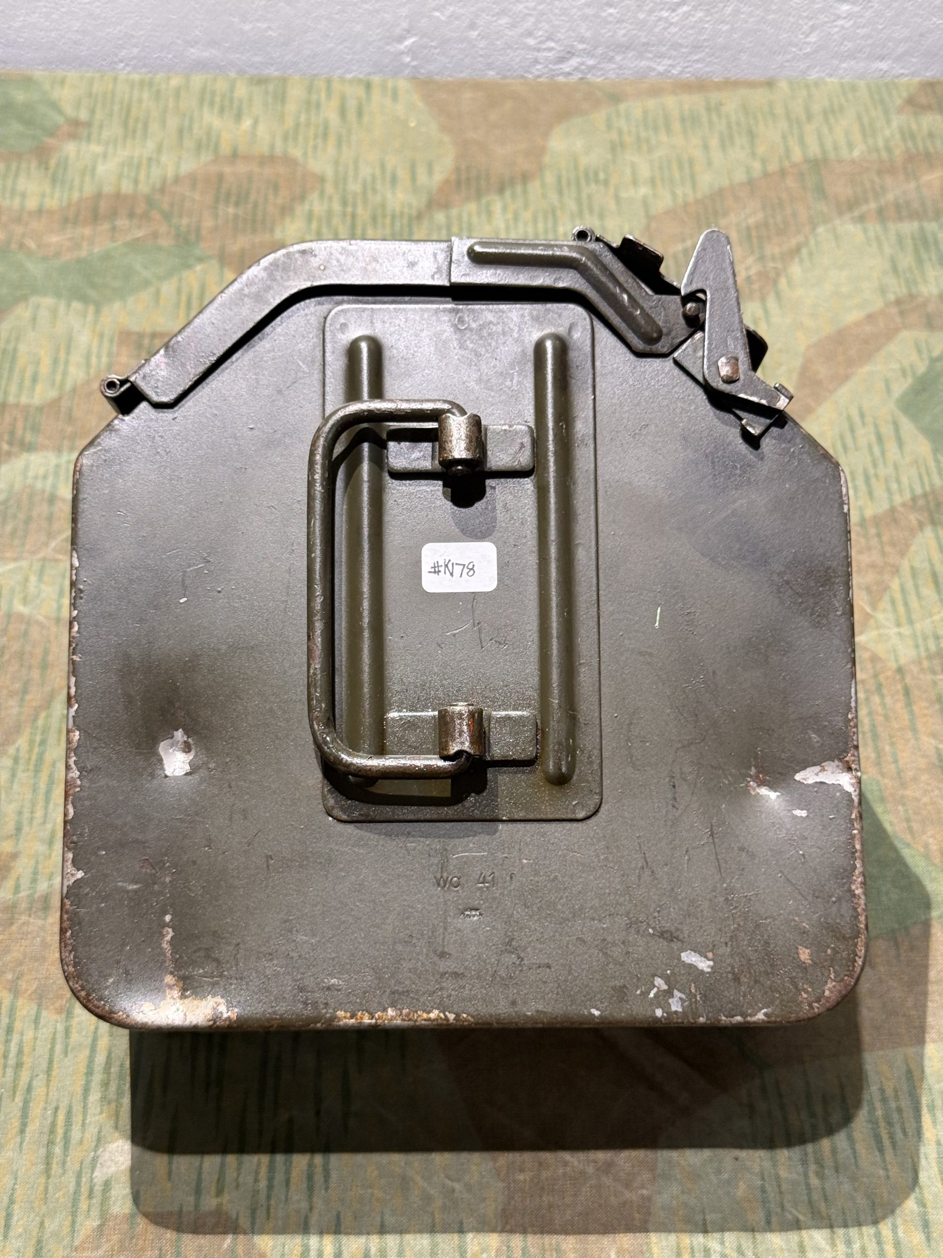 Original WW2 German Mg34 Mg42 Patronenkasten 36 Ammo Can / Drum Marked WA 1941