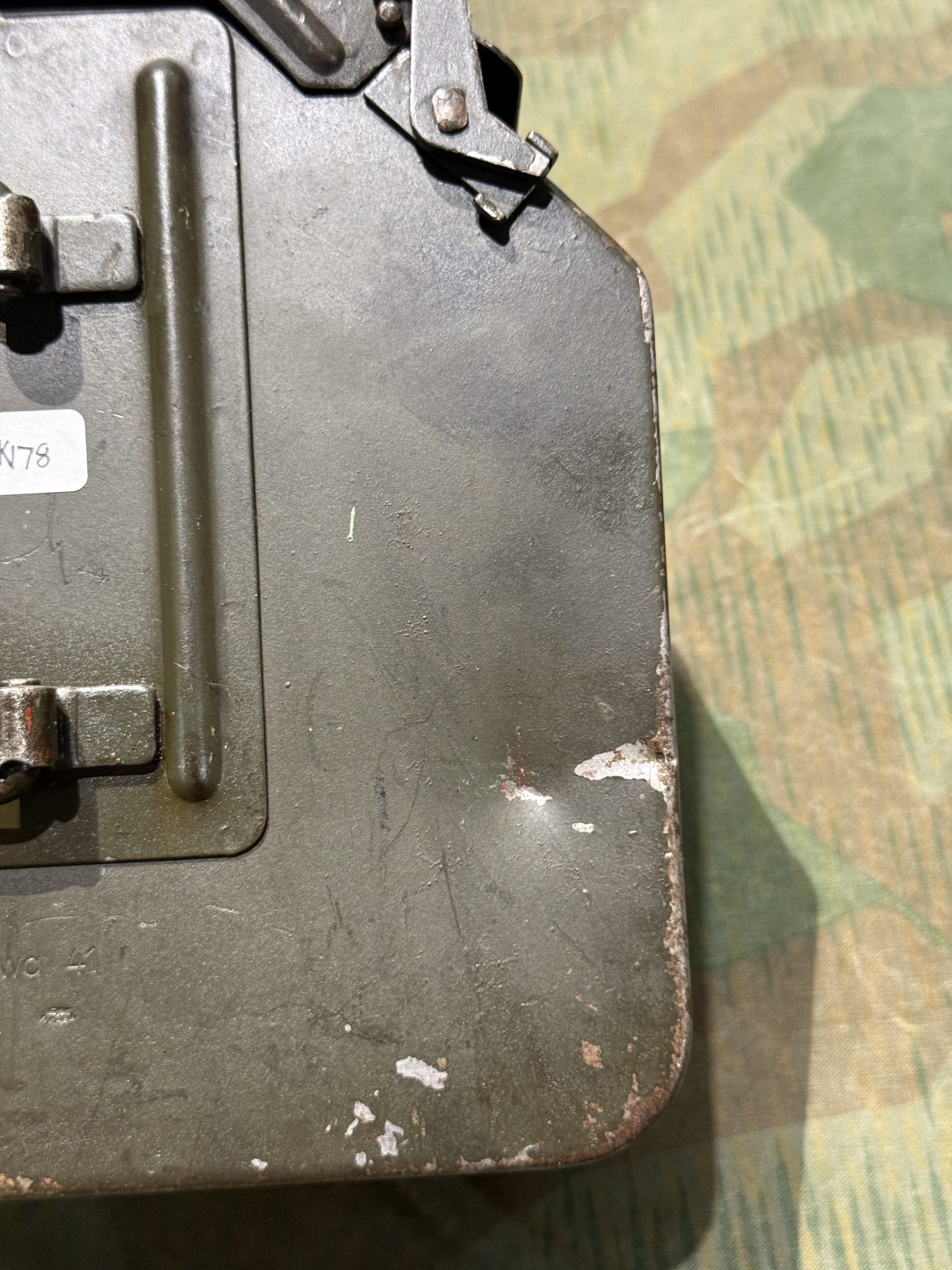 Original WW2 German Mg34 Mg42 Patronenkasten 36 Ammo Can / Drum Marked WA 1941 - Image 5