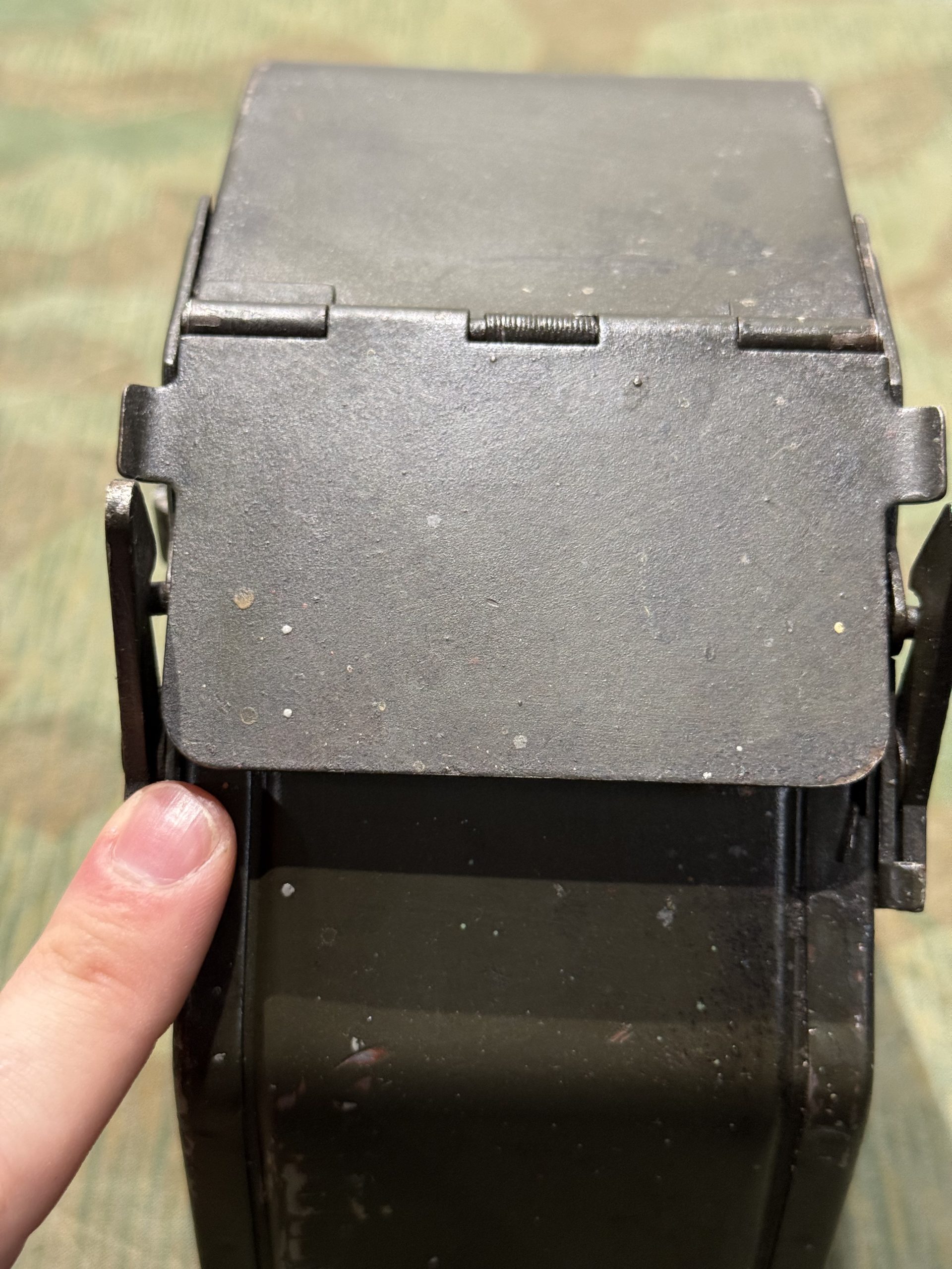 Original WW2 German Mg34 Mg42 Patronenkasten 36 Ammo Can / Drum Marked WA 1941 - Image 6