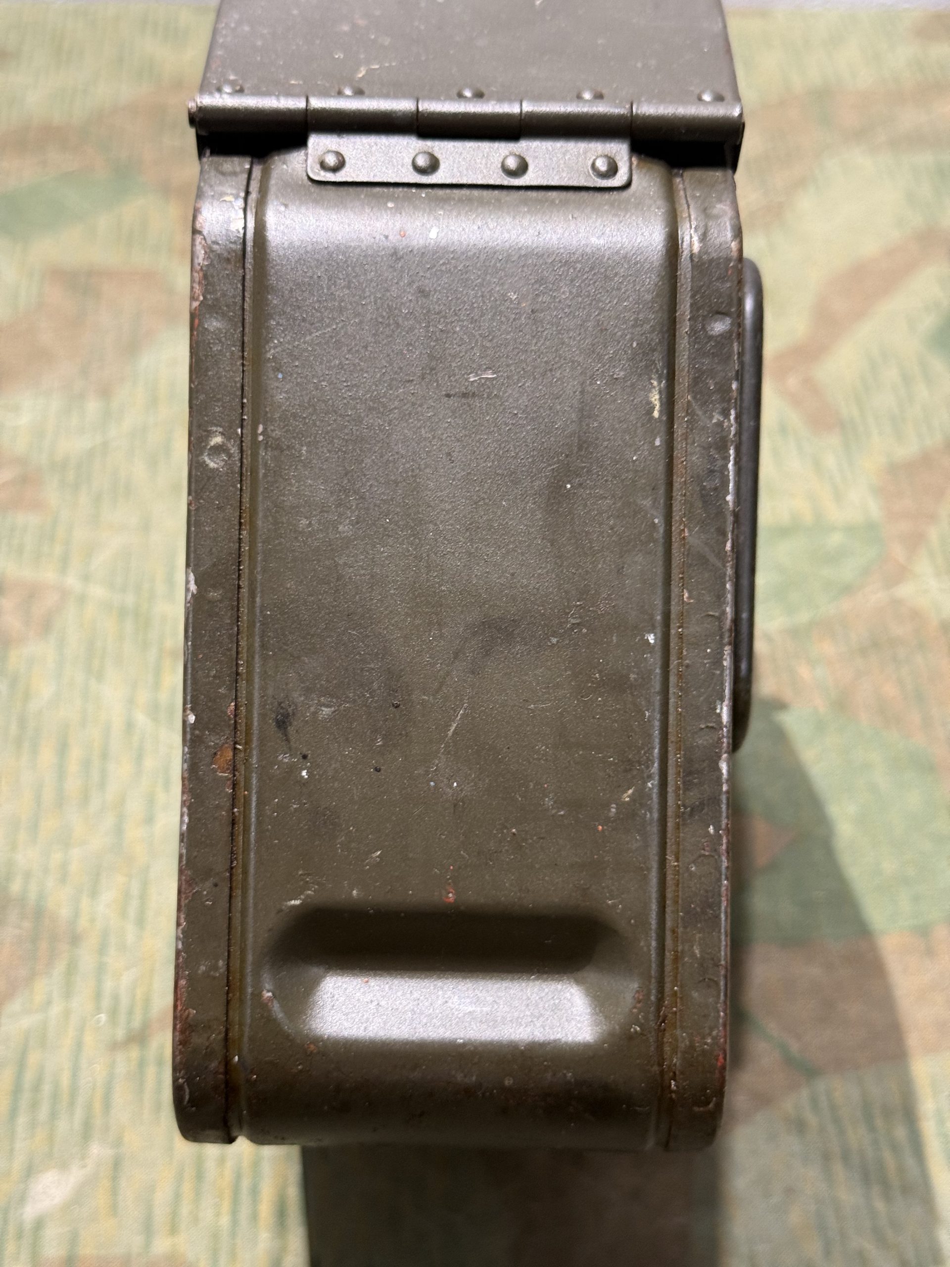 Original WW2 German Mg34 Mg42 Patronenkasten 36 Ammo Can / Drum Marked WA 1941 - Image 11