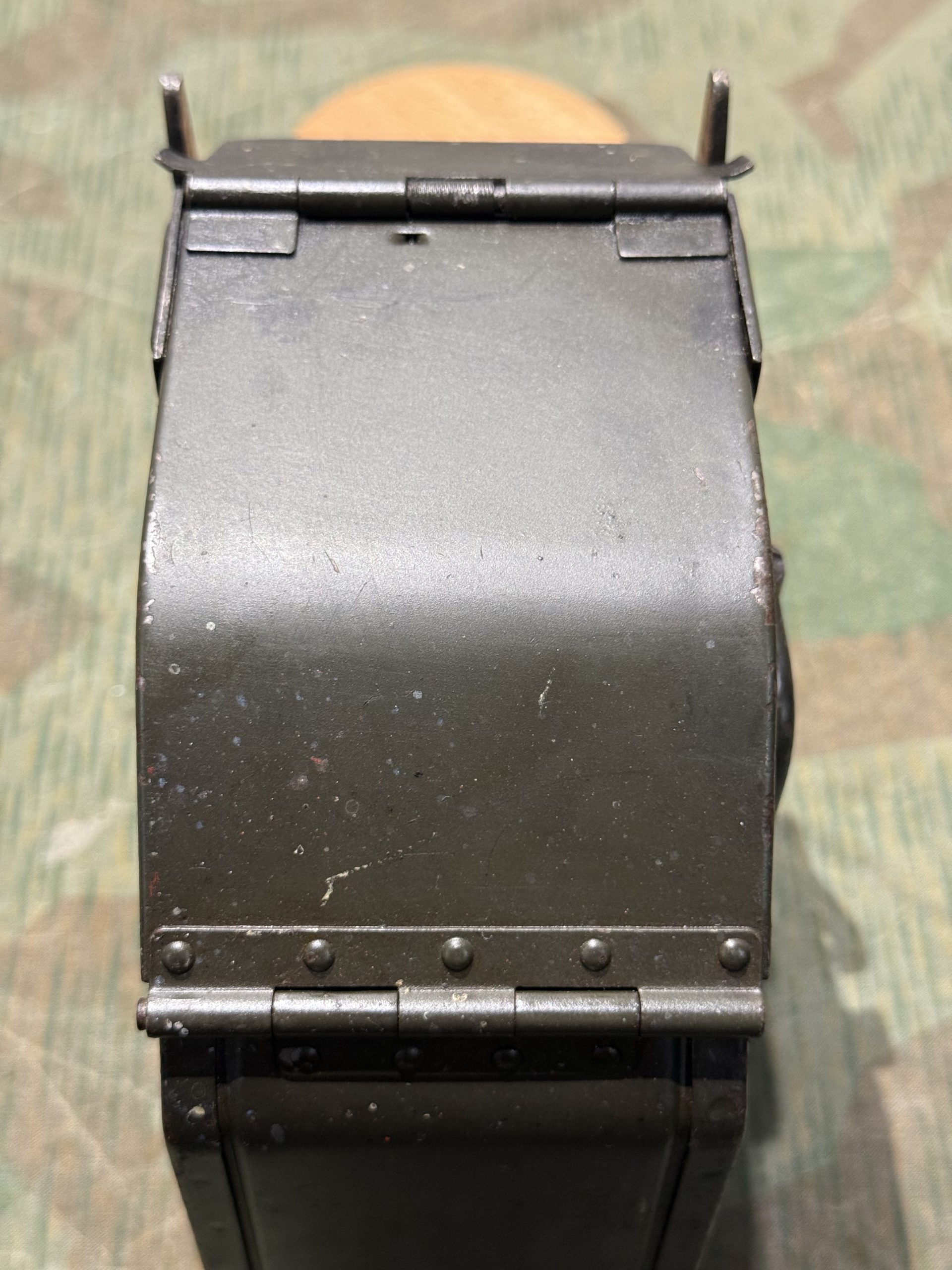 Original WW2 German Mg34 Mg42 Patronenkasten 36 Ammo Can / Drum Marked WA 1941 - Image 12