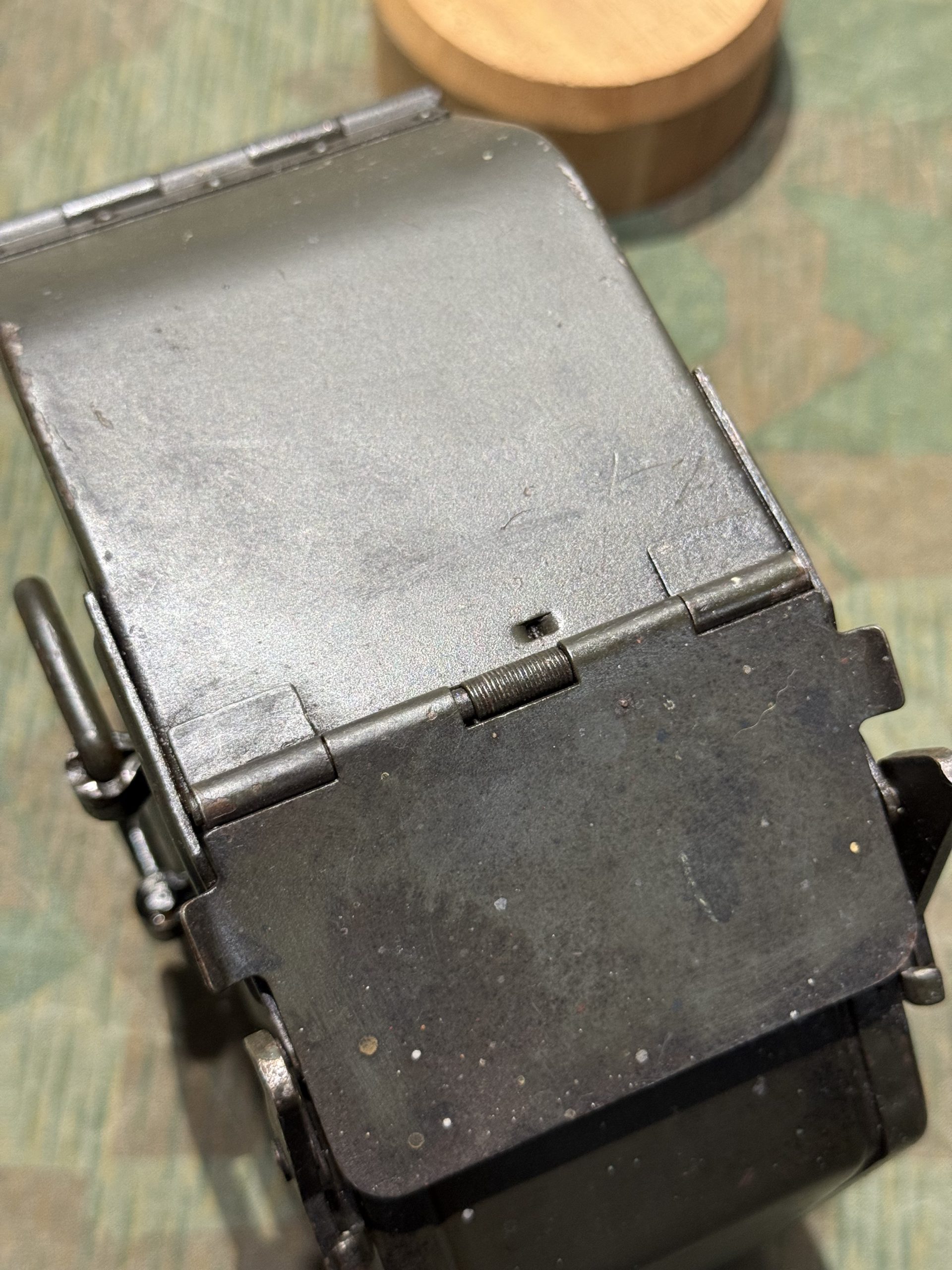 Original WW2 German Mg34 Mg42 Patronenkasten 36 Ammo Can / Drum Marked WA 1941 - Image 13