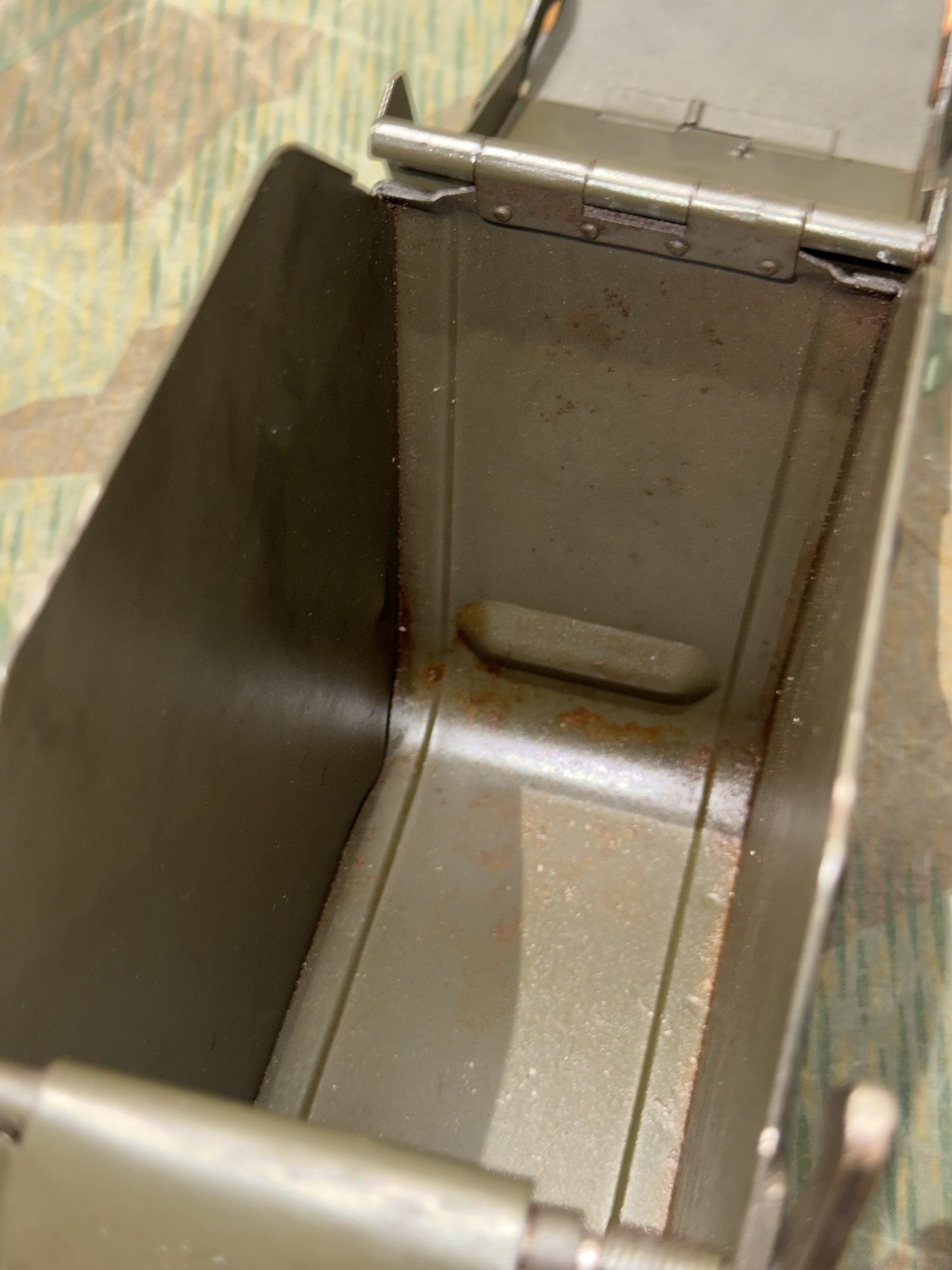 Original WW2 German Mg34 Mg42 Patronenkasten 36 Ammo Can / Drum Marked WA 1941 - Image 16