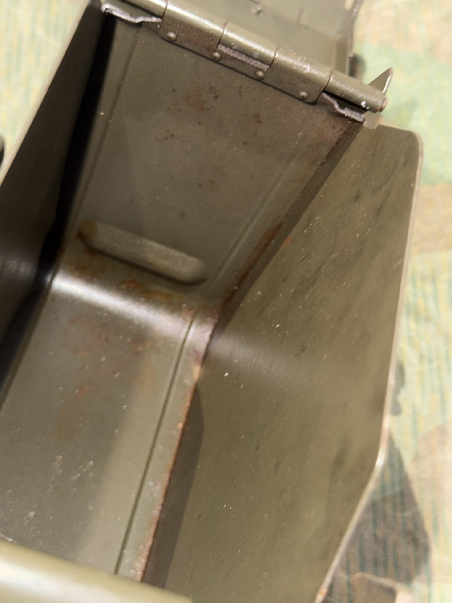 Original WW2 German Mg34 Mg42 Patronenkasten 36 Ammo Can / Drum Marked WA 1941 - Image 17