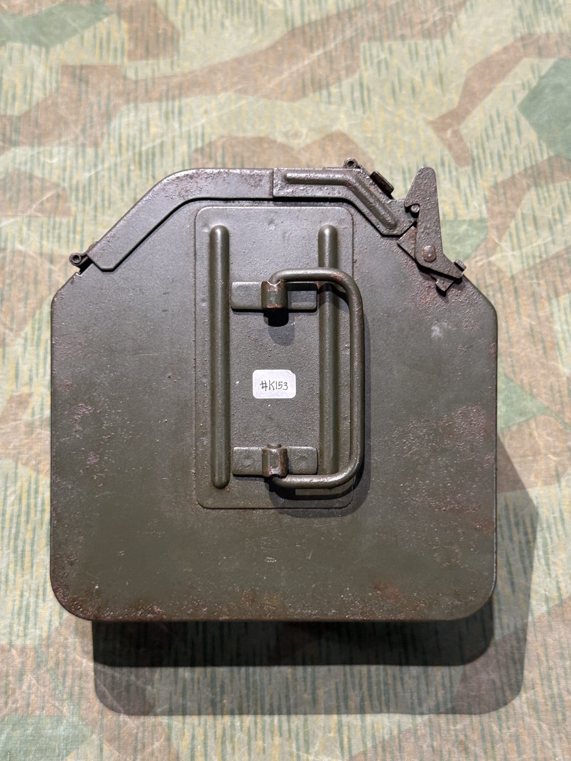 Original WW2 German Mg34 Mg42 Patronenkasten 36 Ammo Can / Drum Marked HASAG 1940