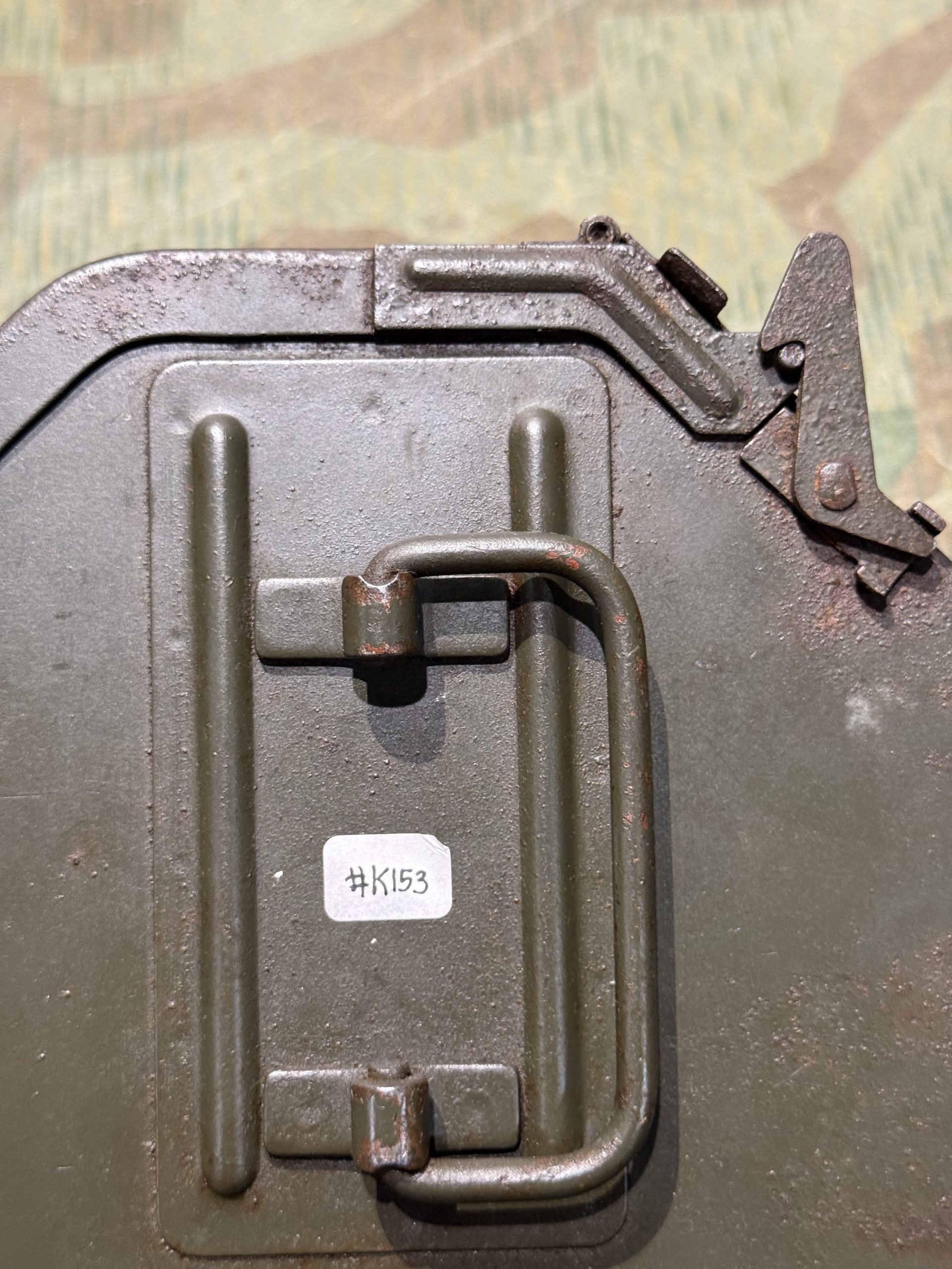 Original WW2 German Mg34 Mg42 Patronenkasten 36 Ammo Can / Drum Marked HASAG 1940 - Image 3