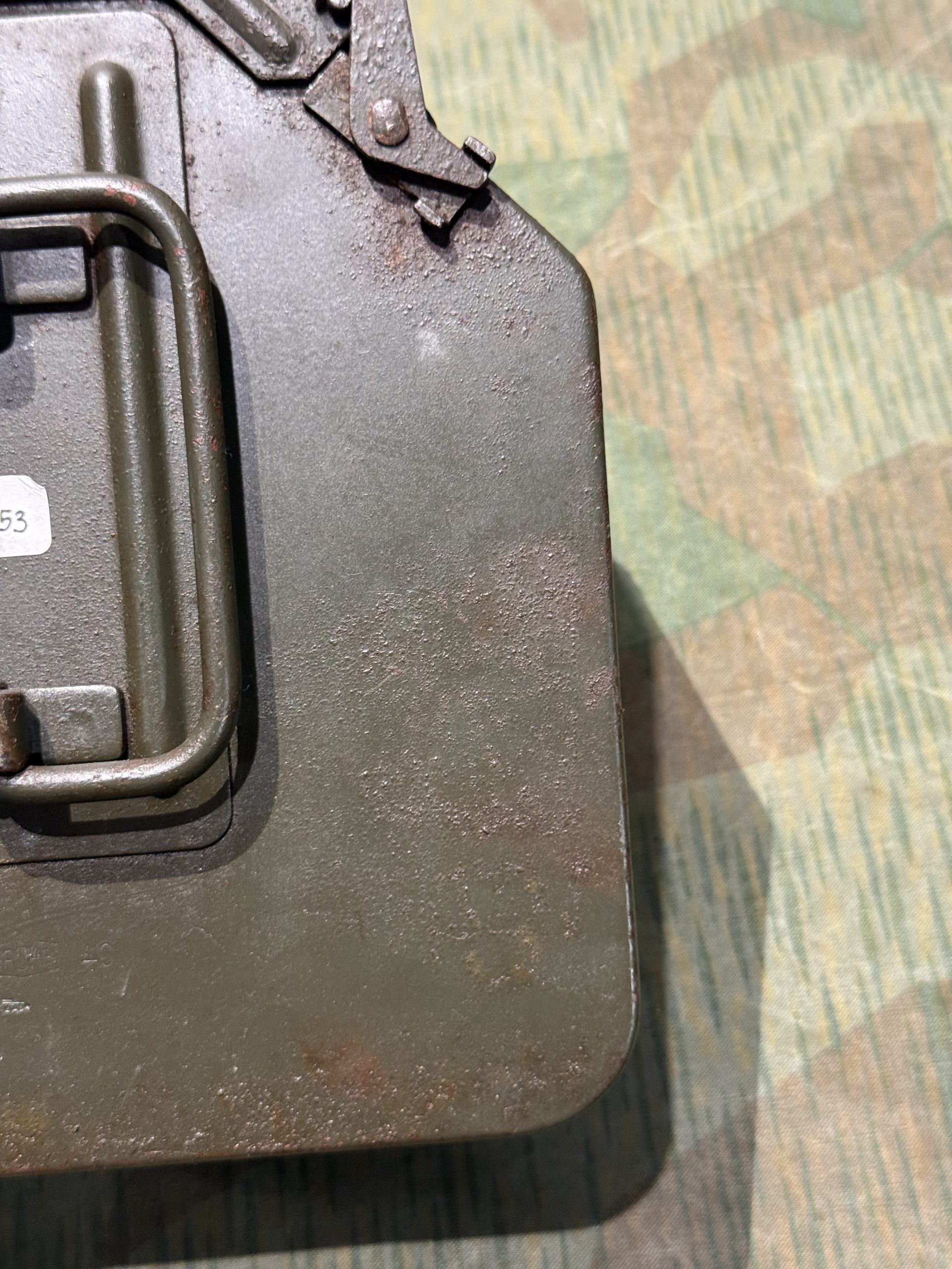 Original WW2 German Mg34 Mg42 Patronenkasten 36 Ammo Can / Drum Marked HASAG 1940 - Image 4