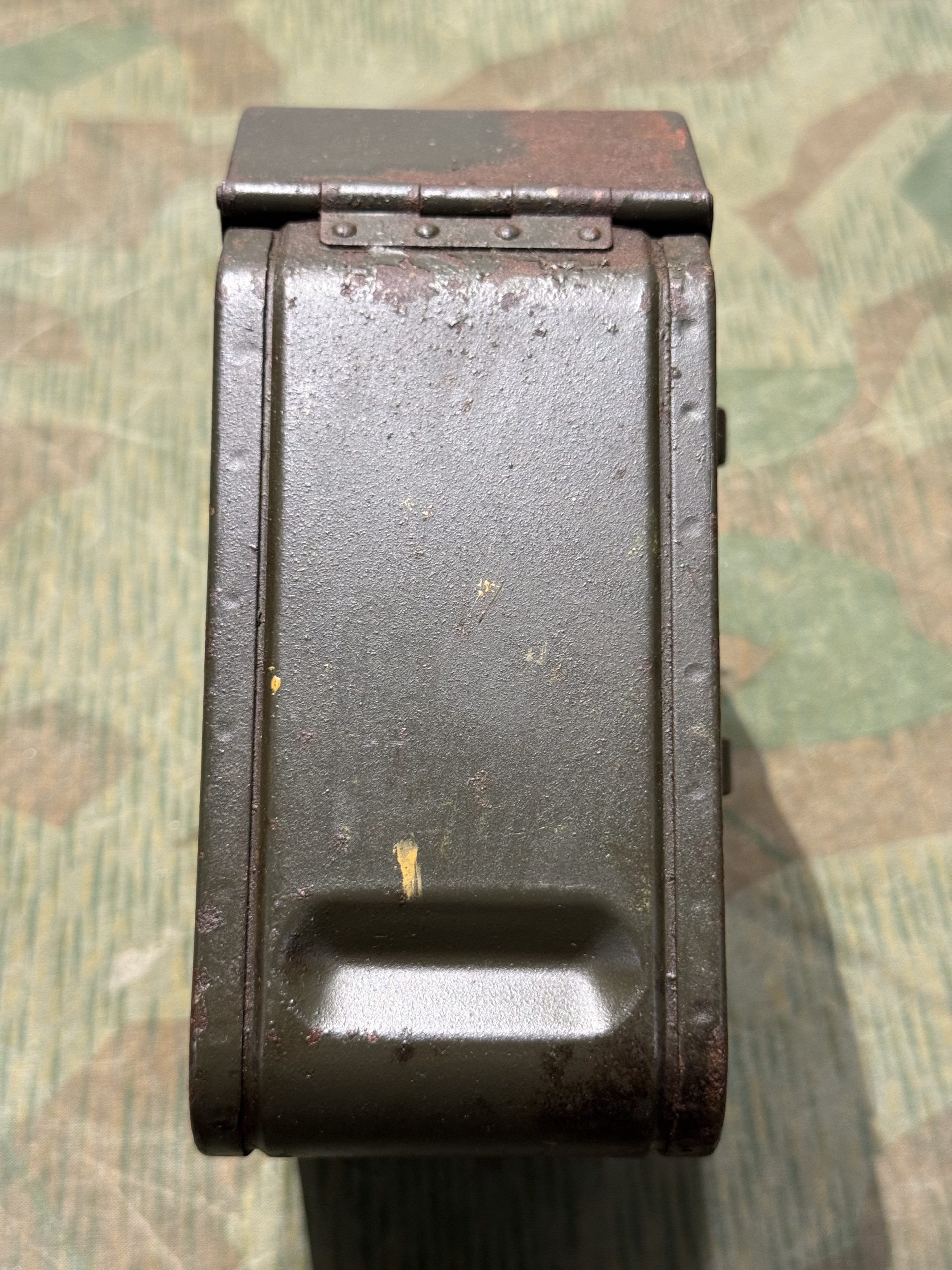 Original WW2 German Mg34 Mg42 Patronenkasten 36 Ammo Can / Drum Marked HASAG 1940 - Image 9