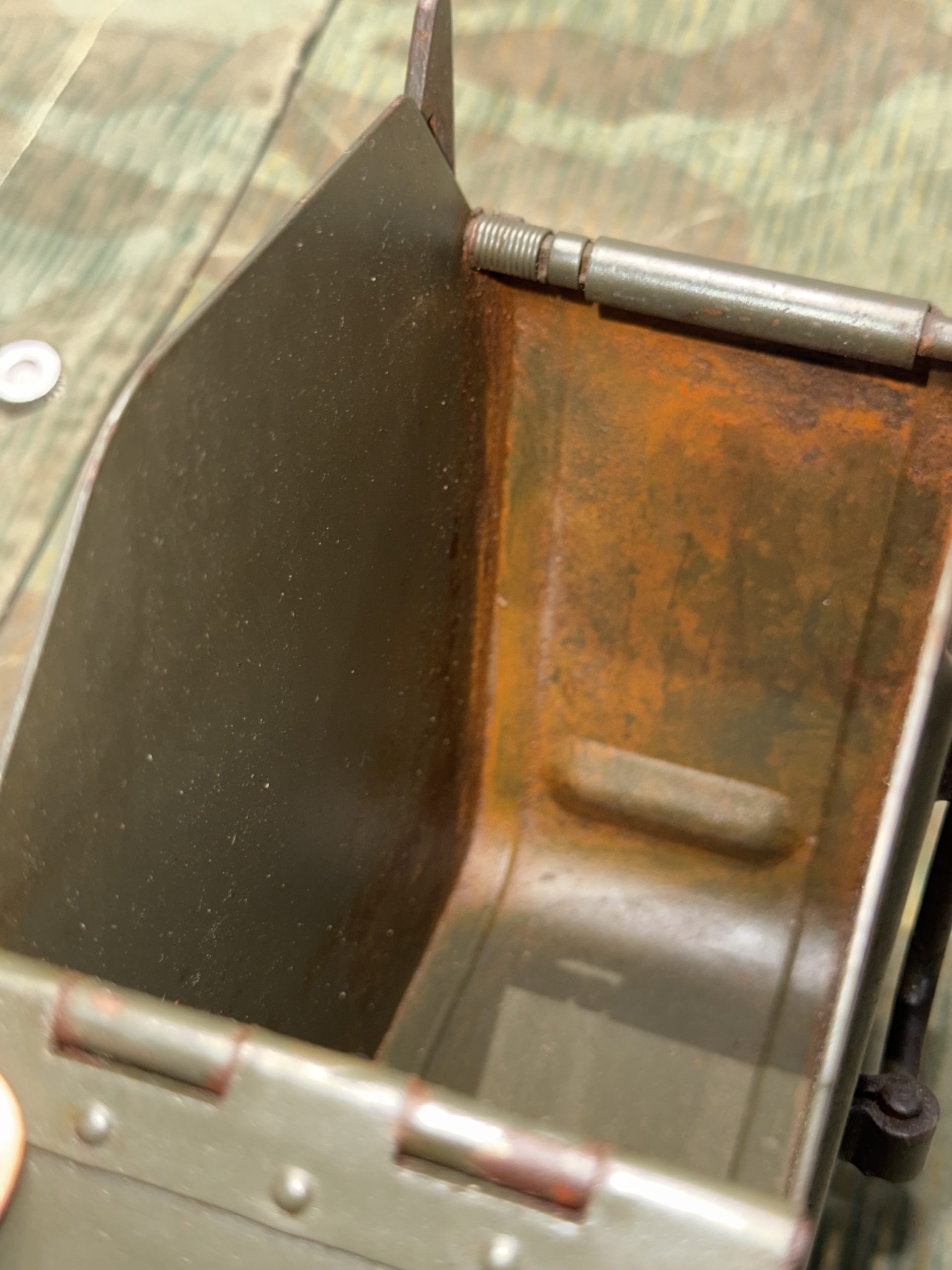 Original WW2 German Mg34 Mg42 Patronenkasten 36 Ammo Can / Drum Marked HASAG 1940 - Image 19
