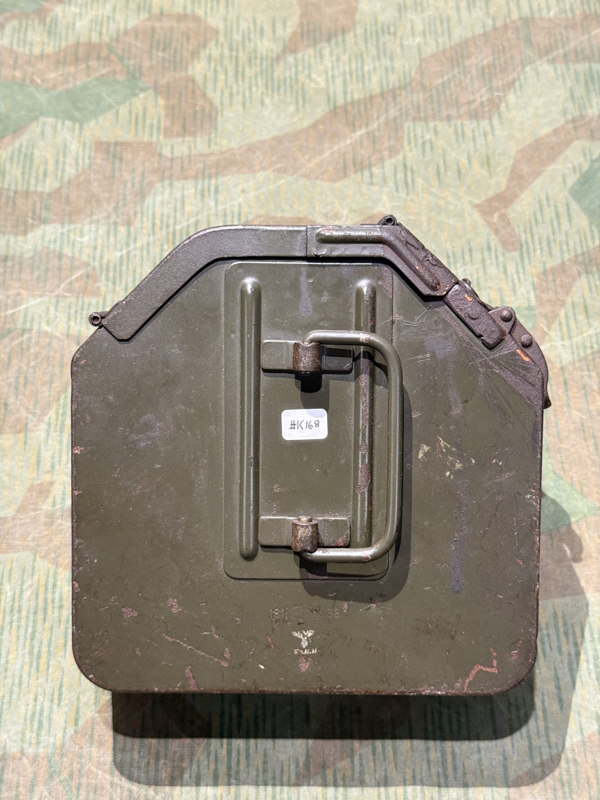 Original WW2 German Mg34 Mg42 Patronenkasten 36 Ammo Can / Drum Marked HASAG 1938 #2
