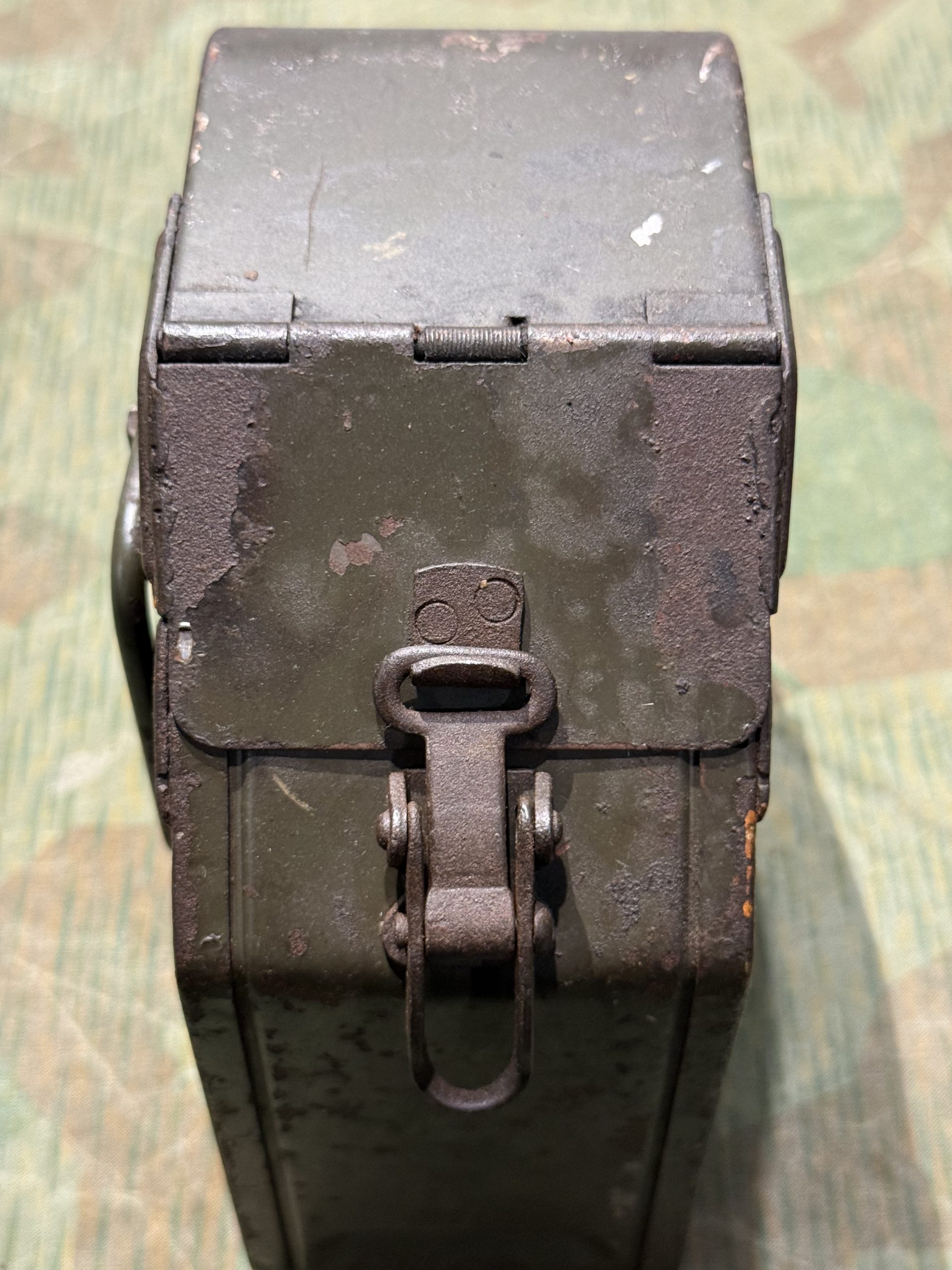 Original WW2 German Mg34 Mg42 Patronenkasten 36 Ammo Can / Drum Marked HASAG 1938 #2 - Image 6