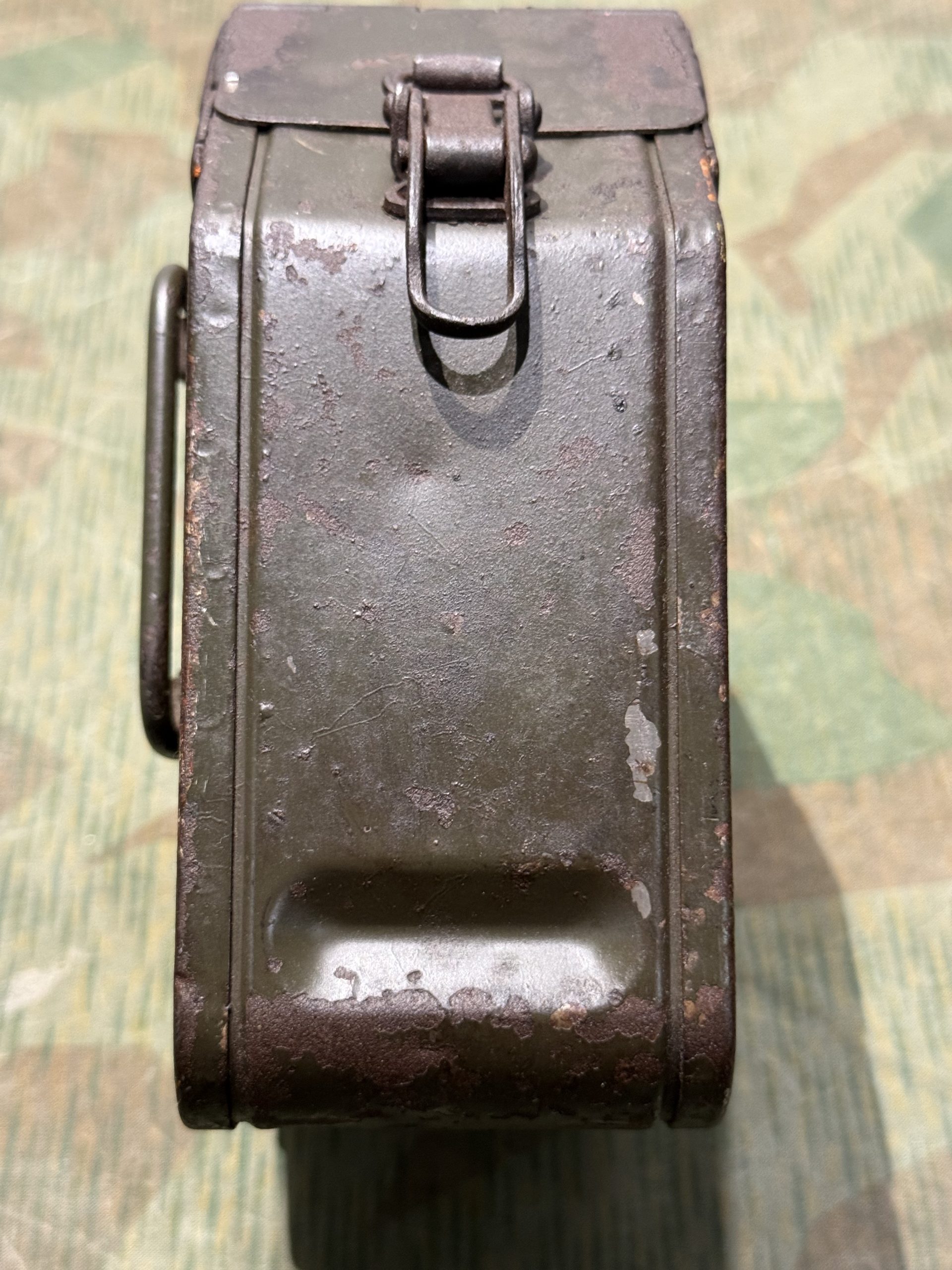 Original WW2 German Mg34 Mg42 Patronenkasten 36 Ammo Can / Drum Marked HASAG 1938 #2 - Image 7