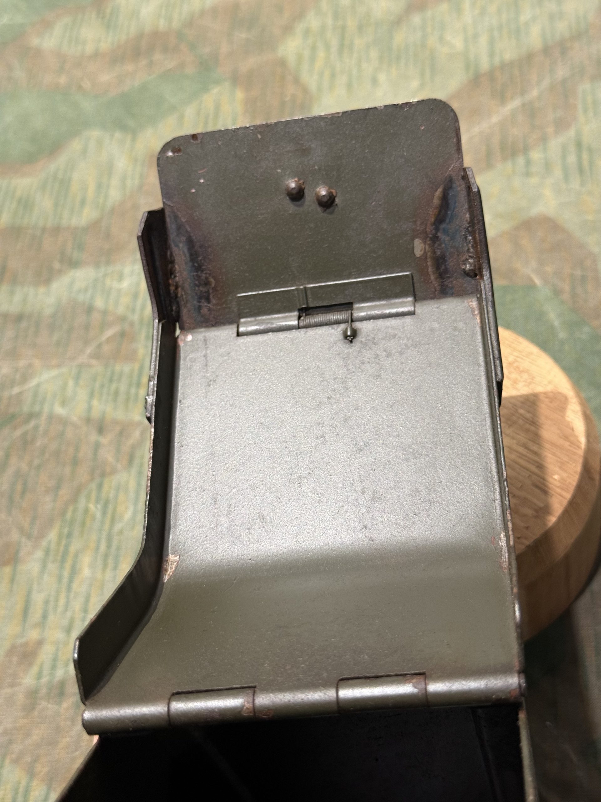 Original WW2 German Mg34 Mg42 Patronenkasten 36 Ammo Can / Drum Marked HASAG 1938 #2 - Image 12