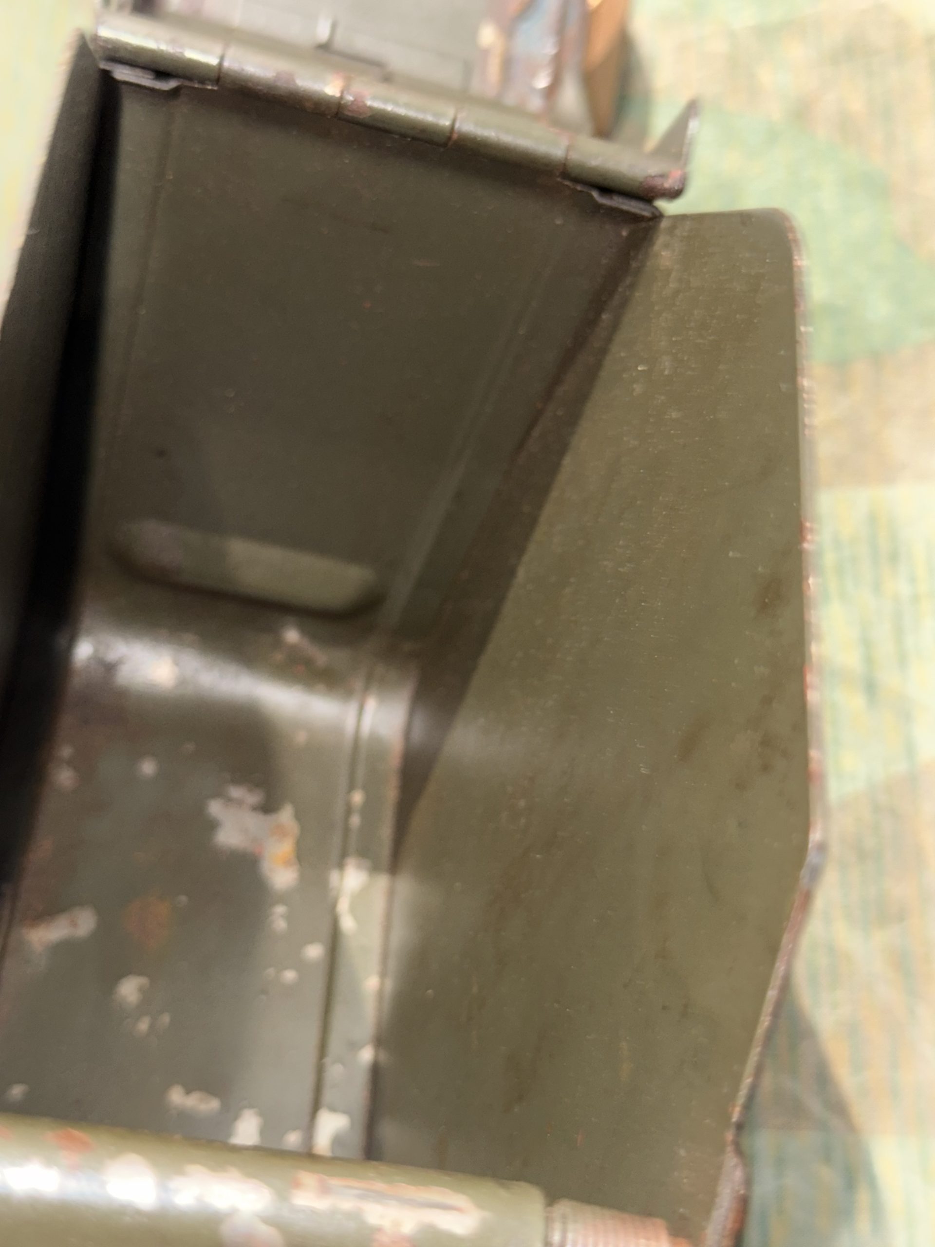 Original WW2 German Mg34 Mg42 Patronenkasten 36 Ammo Can / Drum Marked HASAG 1938 #2 - Image 15