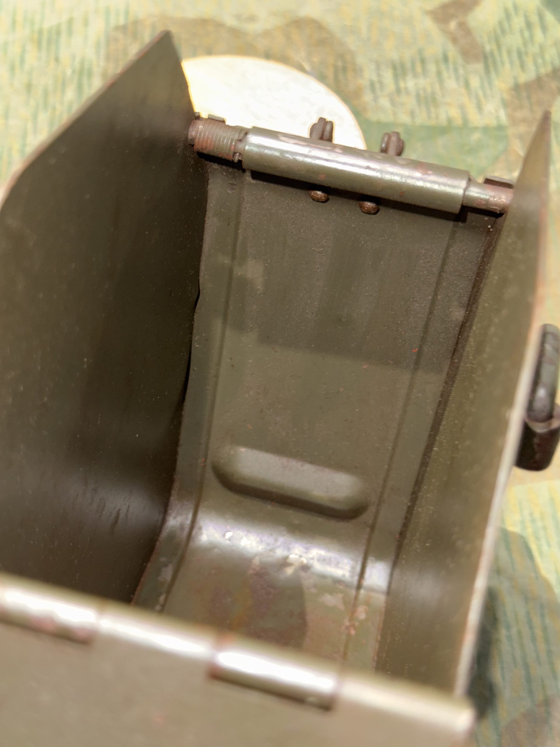 Original WW2 German Mg34 Mg42 Patronenkasten 36 Ammo Can / Drum Marked HASAG 1938 #2 - Image 19