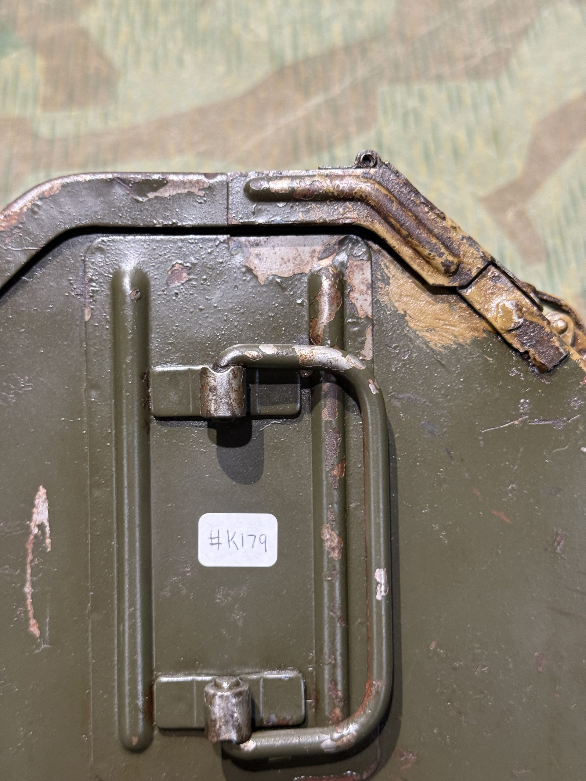 Original WW2 German Mg34 Mg42 Patronenkasten 36 Ammo Can / Drum Marked HASAG 1938 - Image 3