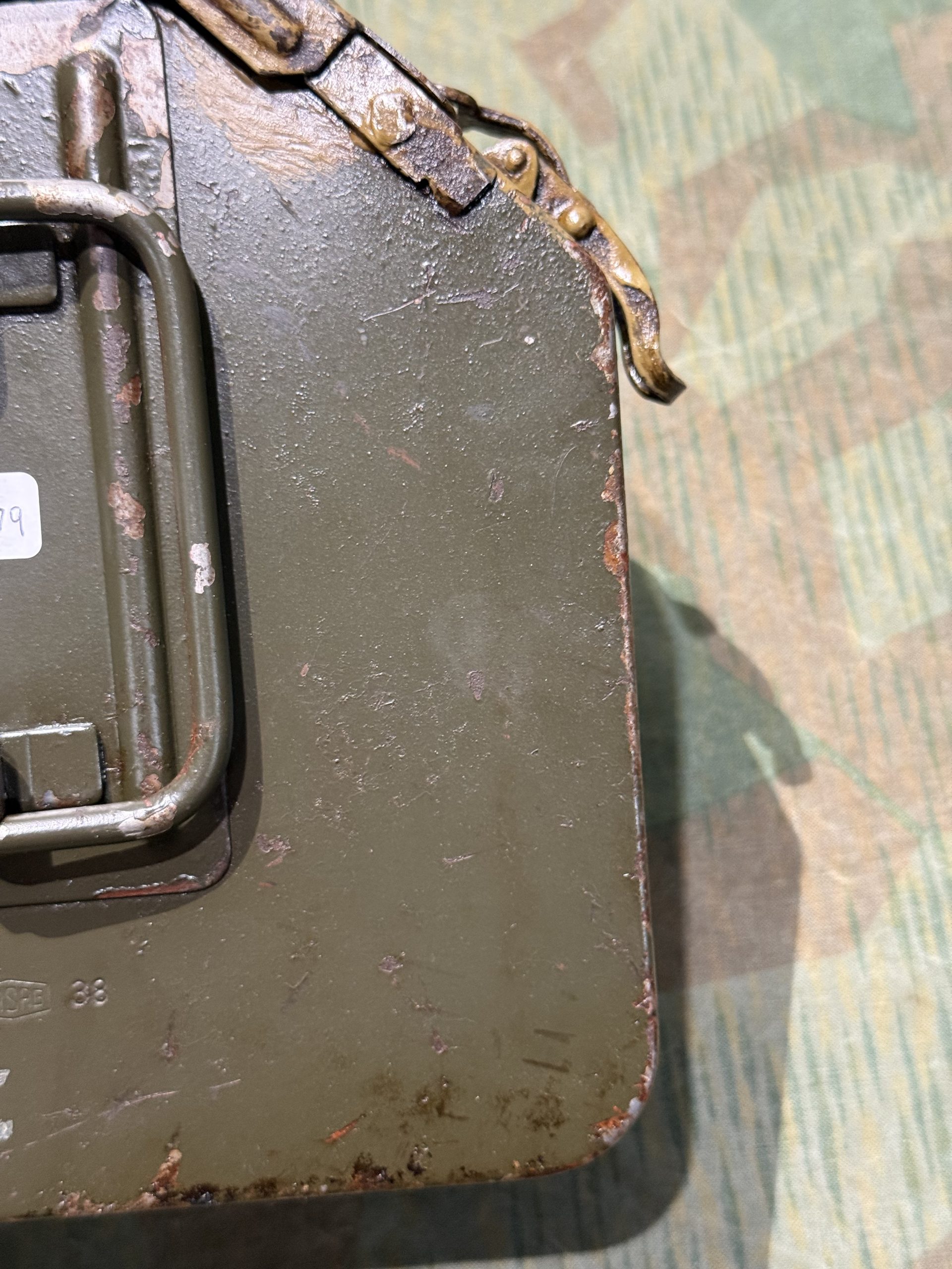 Original WW2 German Mg34 Mg42 Patronenkasten 36 Ammo Can / Drum Marked HASAG 1938 - Image 4