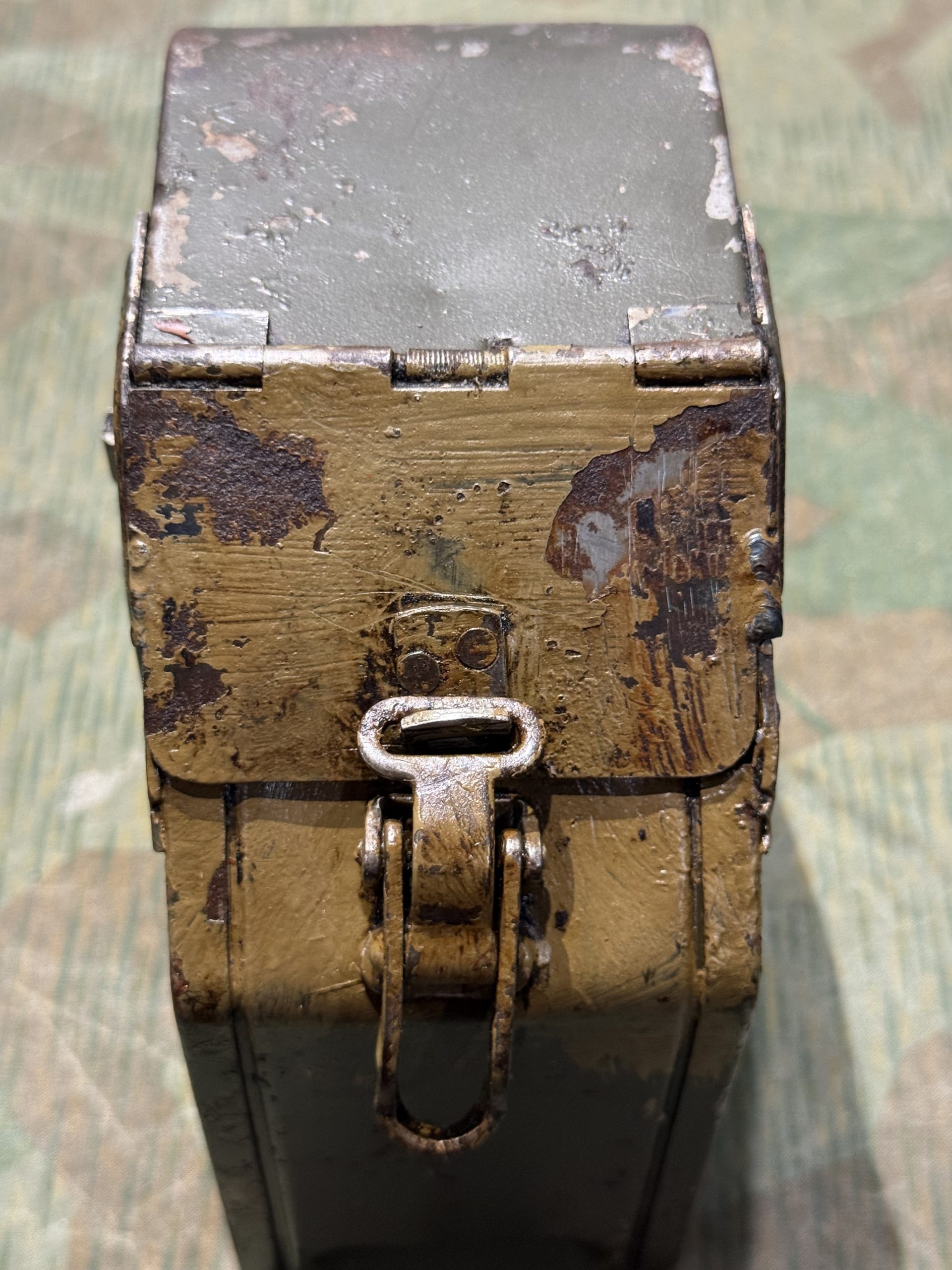 Original WW2 German Mg34 Mg42 Patronenkasten 36 Ammo Can / Drum Marked HASAG 1938 - Image 6