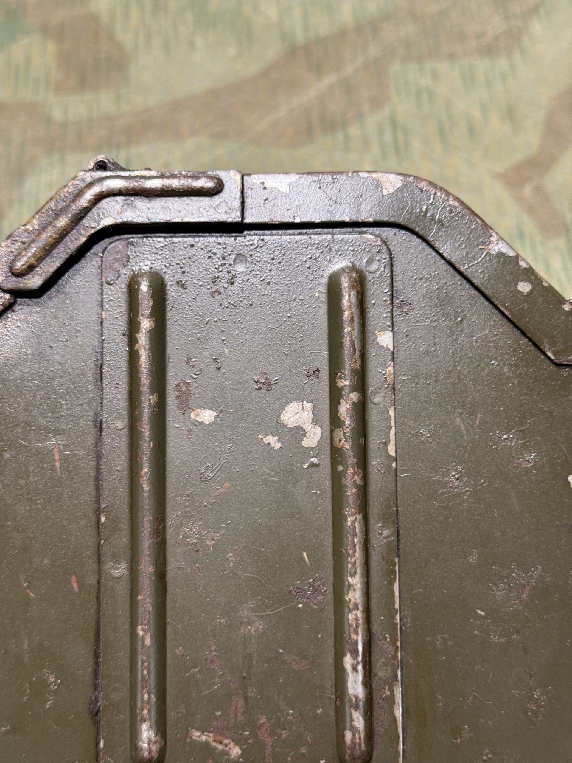 Original WW2 German Mg34 Mg42 Patronenkasten 36 Ammo Can / Drum Marked HASAG 1938 - Image 14