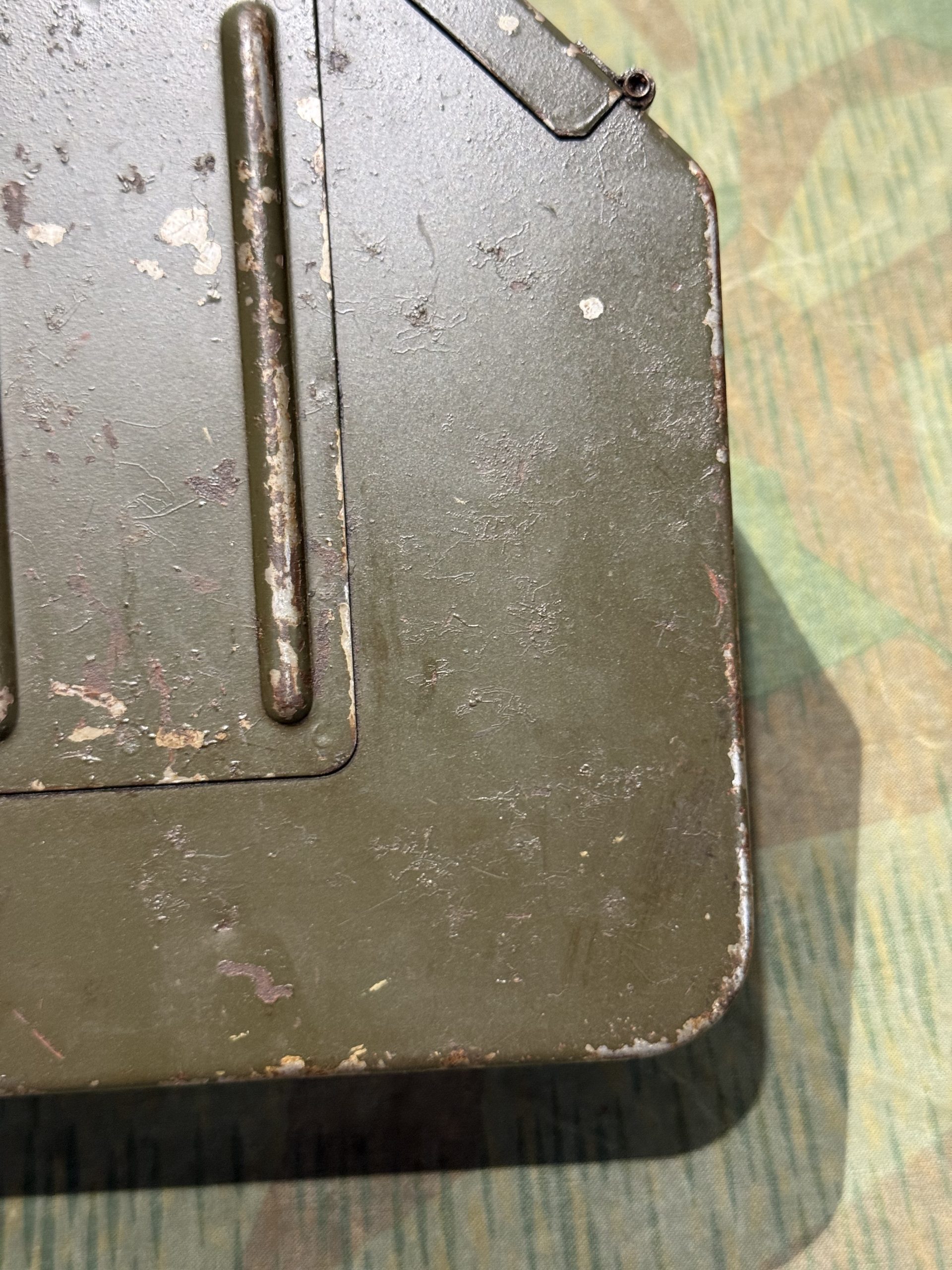 Original WW2 German Mg34 Mg42 Patronenkasten 36 Ammo Can / Drum Marked HASAG 1938 - Image 15