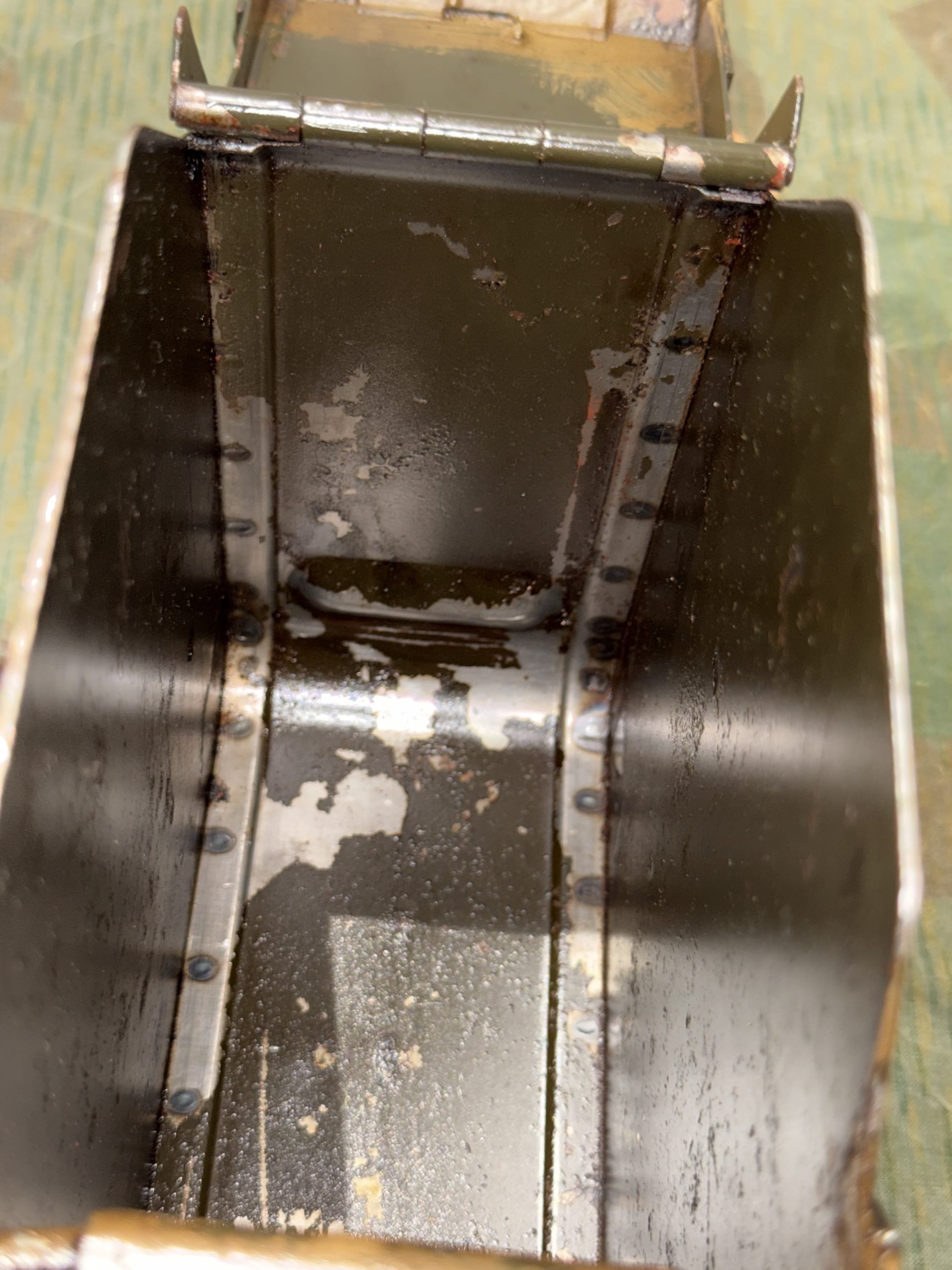 Original WW2 German Mg34 Mg42 Patronenkasten 36 Ammo Can / Drum Marked HASAG 1938 - Image 17