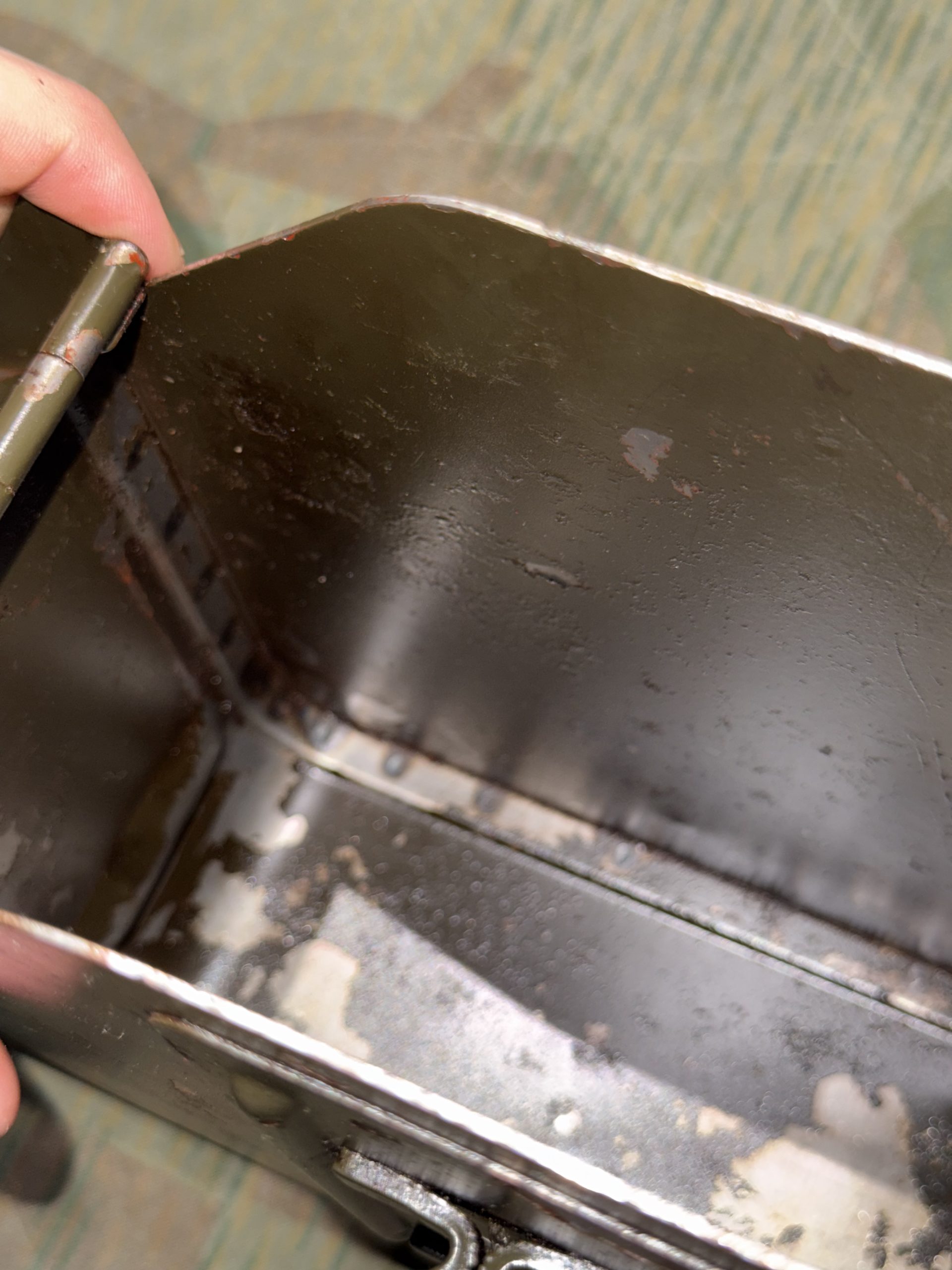 Original WW2 German Mg34 Mg42 Patronenkasten 36 Ammo Can / Drum Marked HASAG 1938 - Image 19