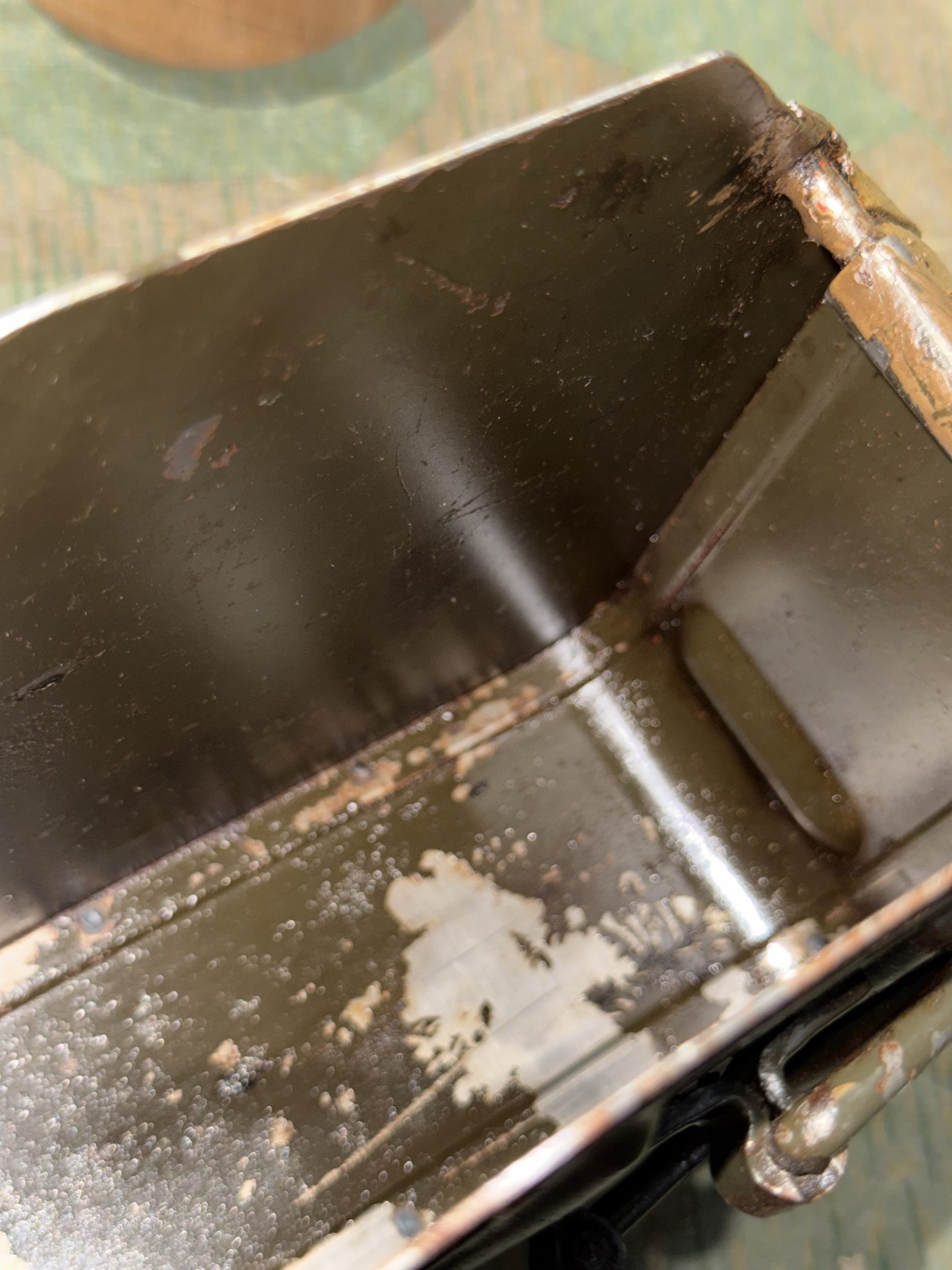 Original WW2 German Mg34 Mg42 Patronenkasten 36 Ammo Can / Drum Marked HASAG 1938 - Image 20