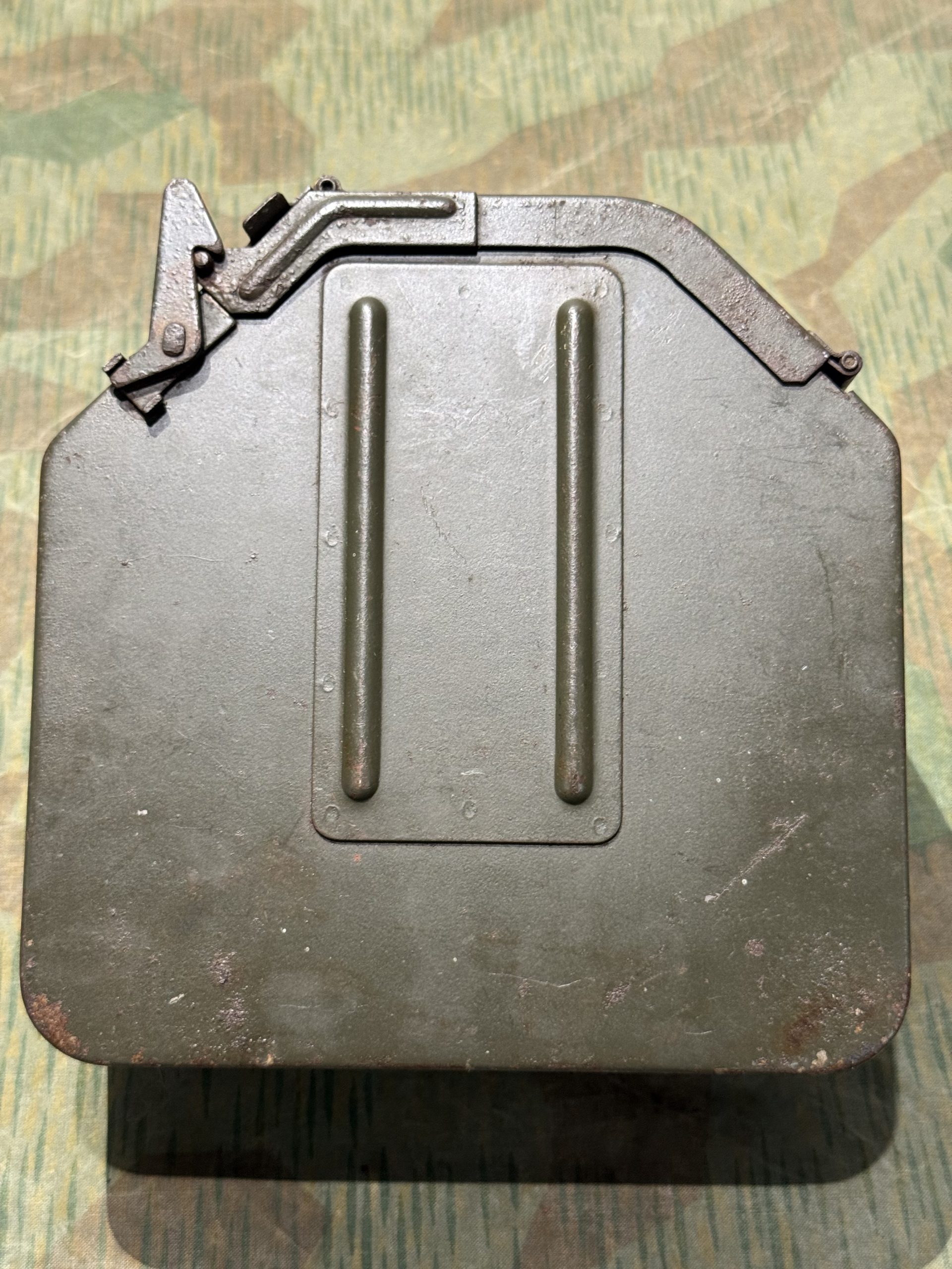 Original WW2 German Mg34 Mg42 Patronenkasten 36 Ammo Can / Drum Marked HASAG 1940 - Image 21