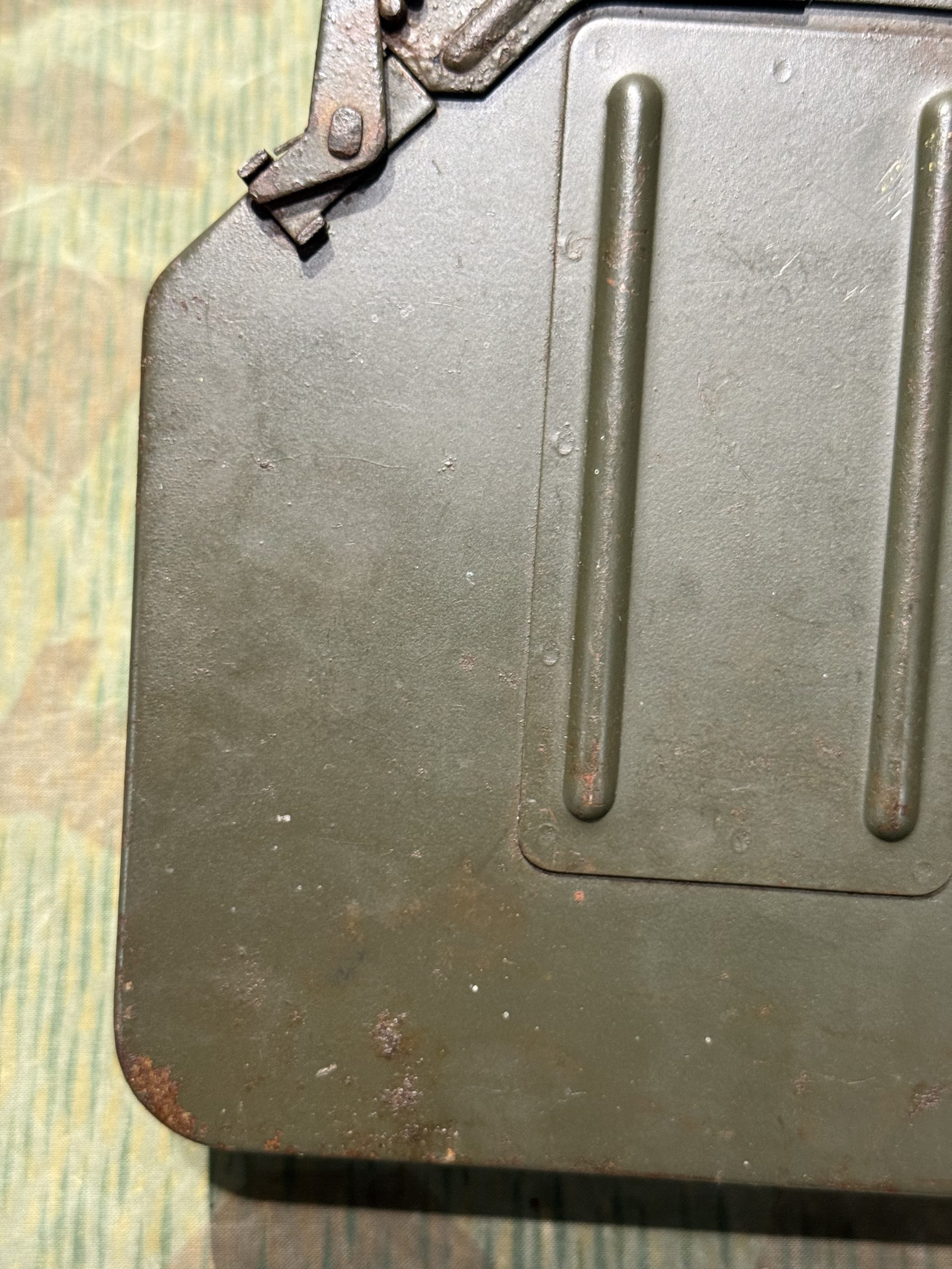 Original WW2 German Mg34 Mg42 Patronenkasten 36 Ammo Can / Drum Marked HASAG 1940 - Image 22