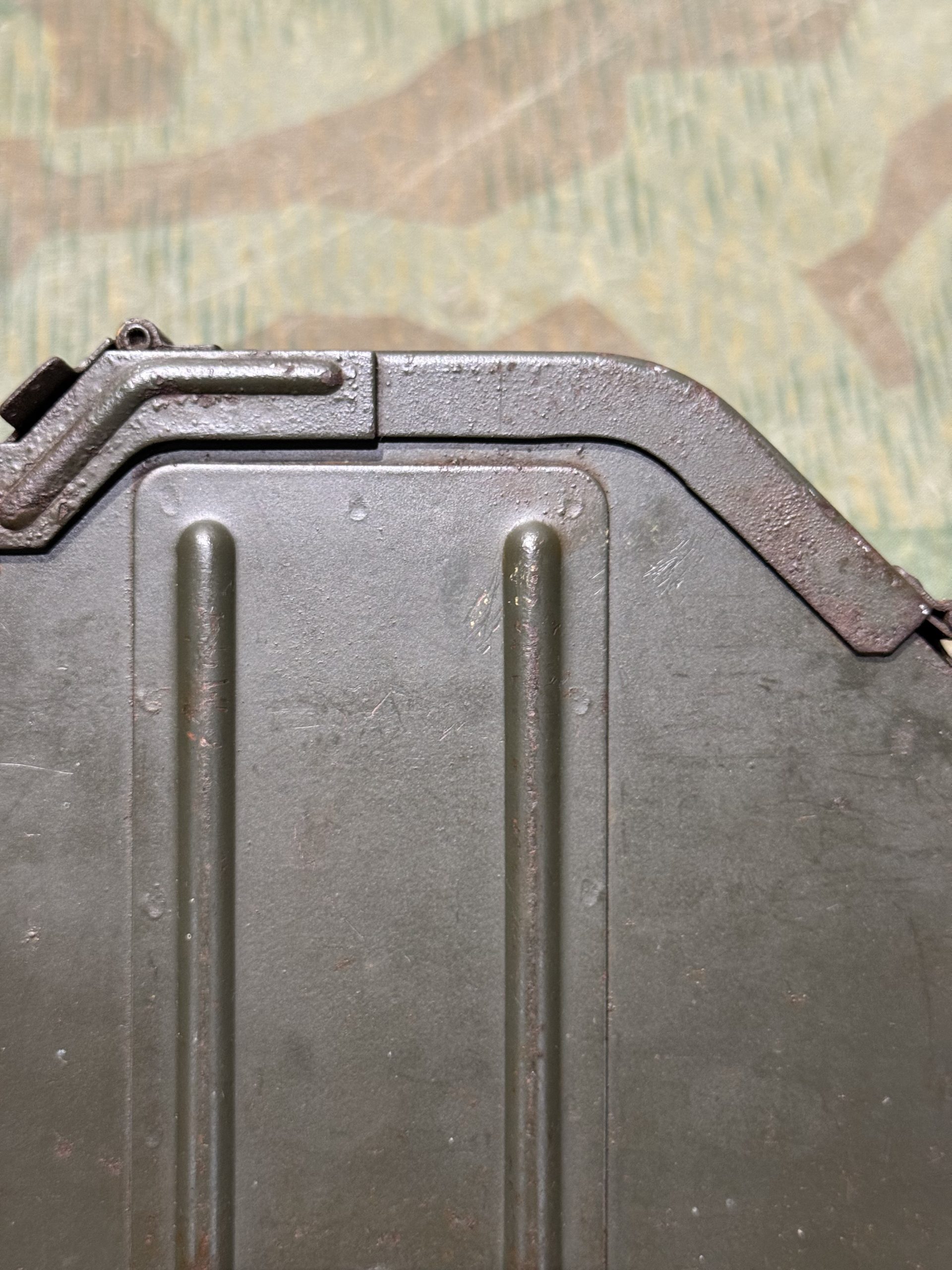 Original WW2 German Mg34 Mg42 Patronenkasten 36 Ammo Can / Drum Marked HASAG 1940 - Image 23