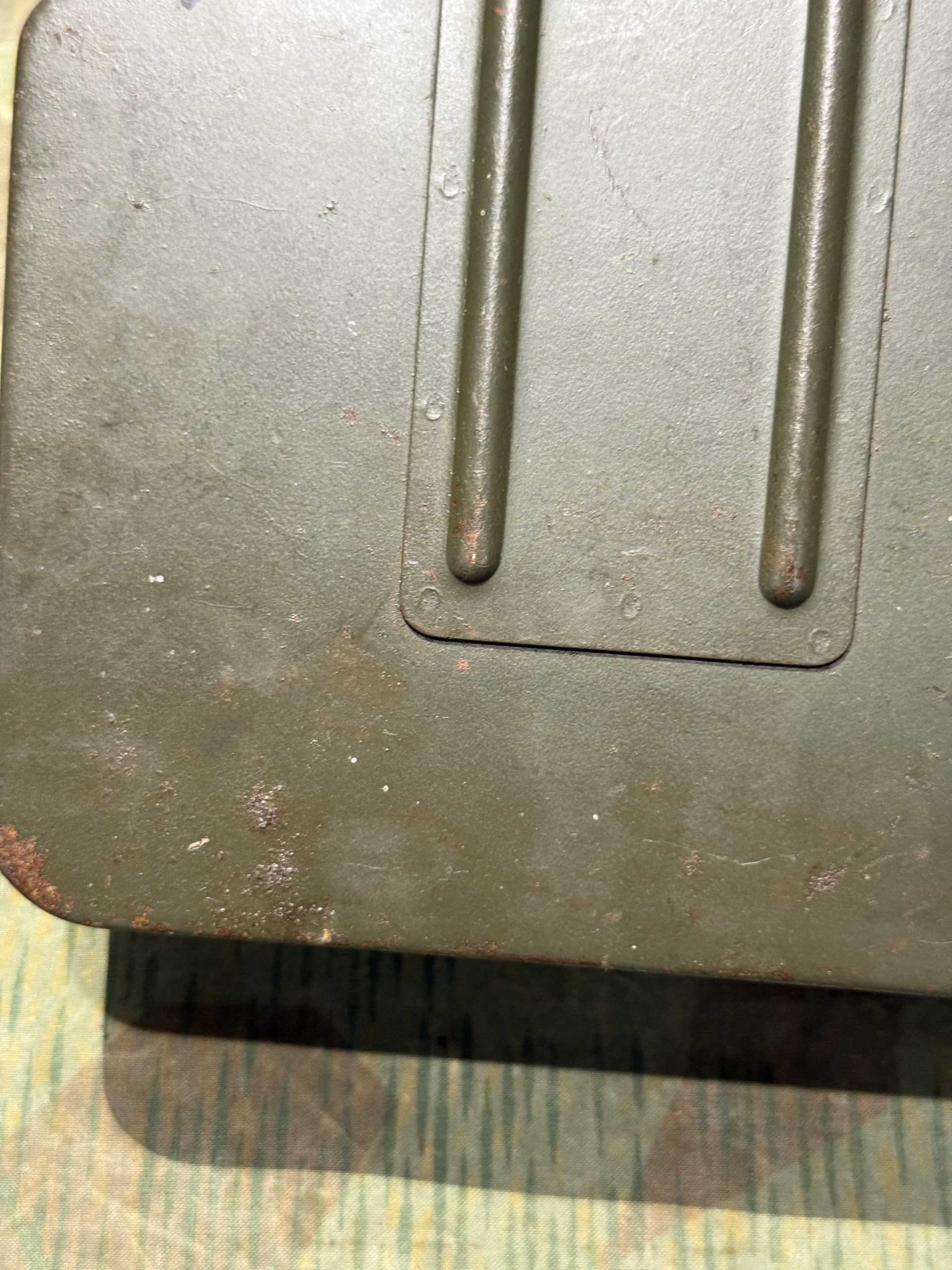 Original WW2 German Mg34 Mg42 Patronenkasten 36 Ammo Can / Drum Marked HASAG 1940 - Image 25