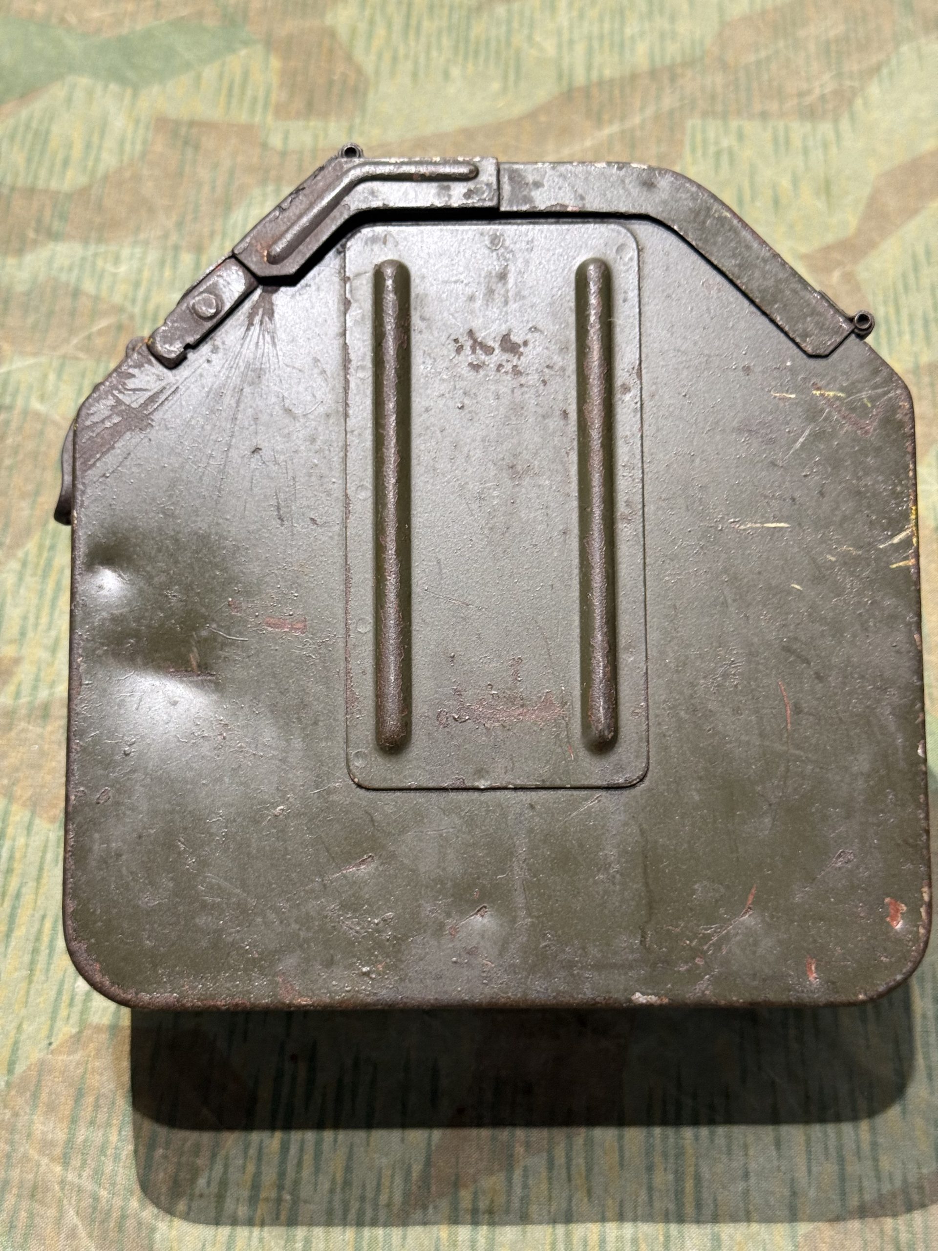 Original WW2 German Mg34 Mg42 Patronenkasten 36 Ammo Can / Drum Marked HASAG 1938 #2 - Image 21