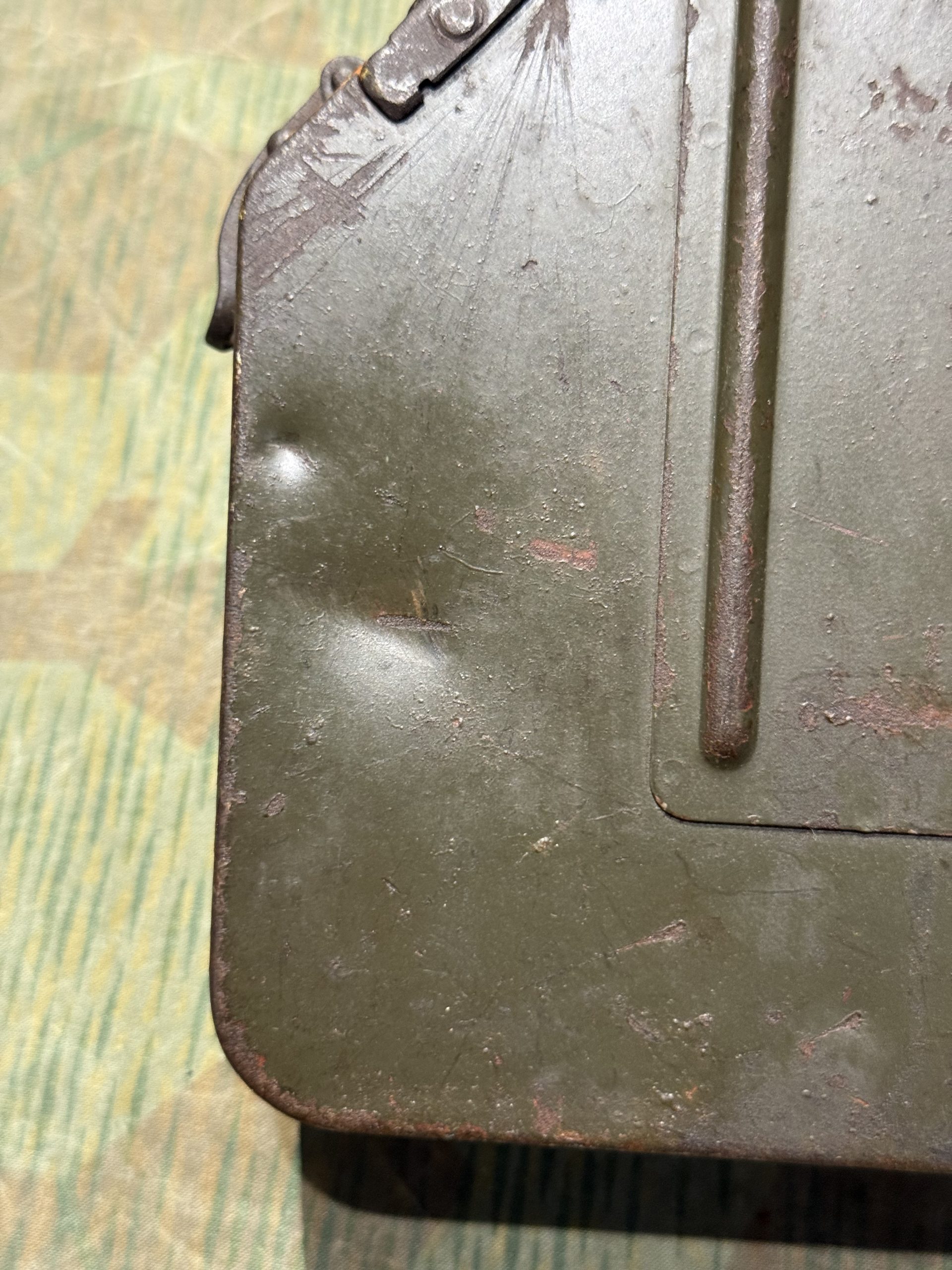 Original WW2 German Mg34 Mg42 Patronenkasten 36 Ammo Can / Drum Marked HASAG 1938 #2 - Image 22
