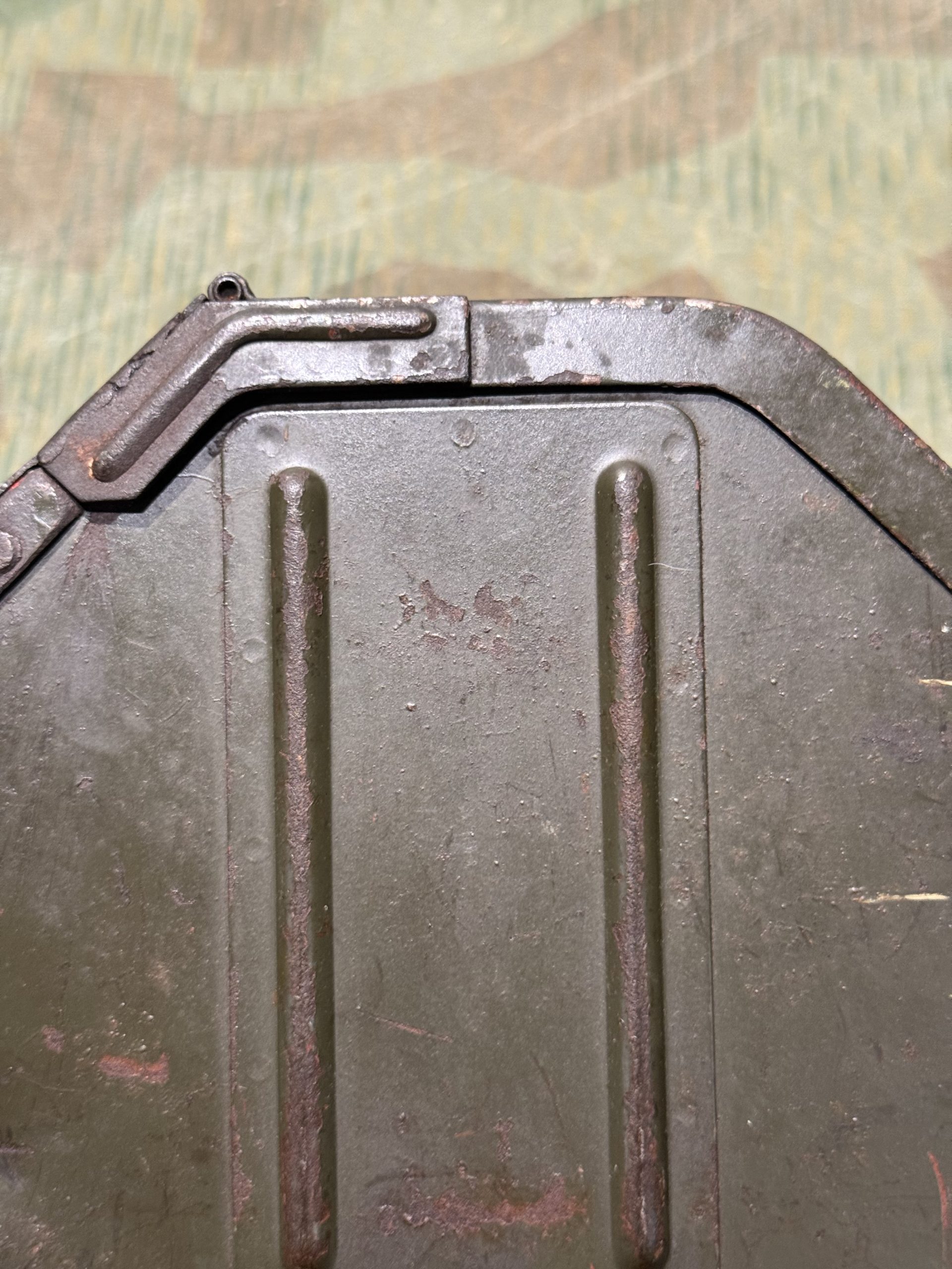 Original WW2 German Mg34 Mg42 Patronenkasten 36 Ammo Can / Drum Marked HASAG 1938 #2 - Image 23