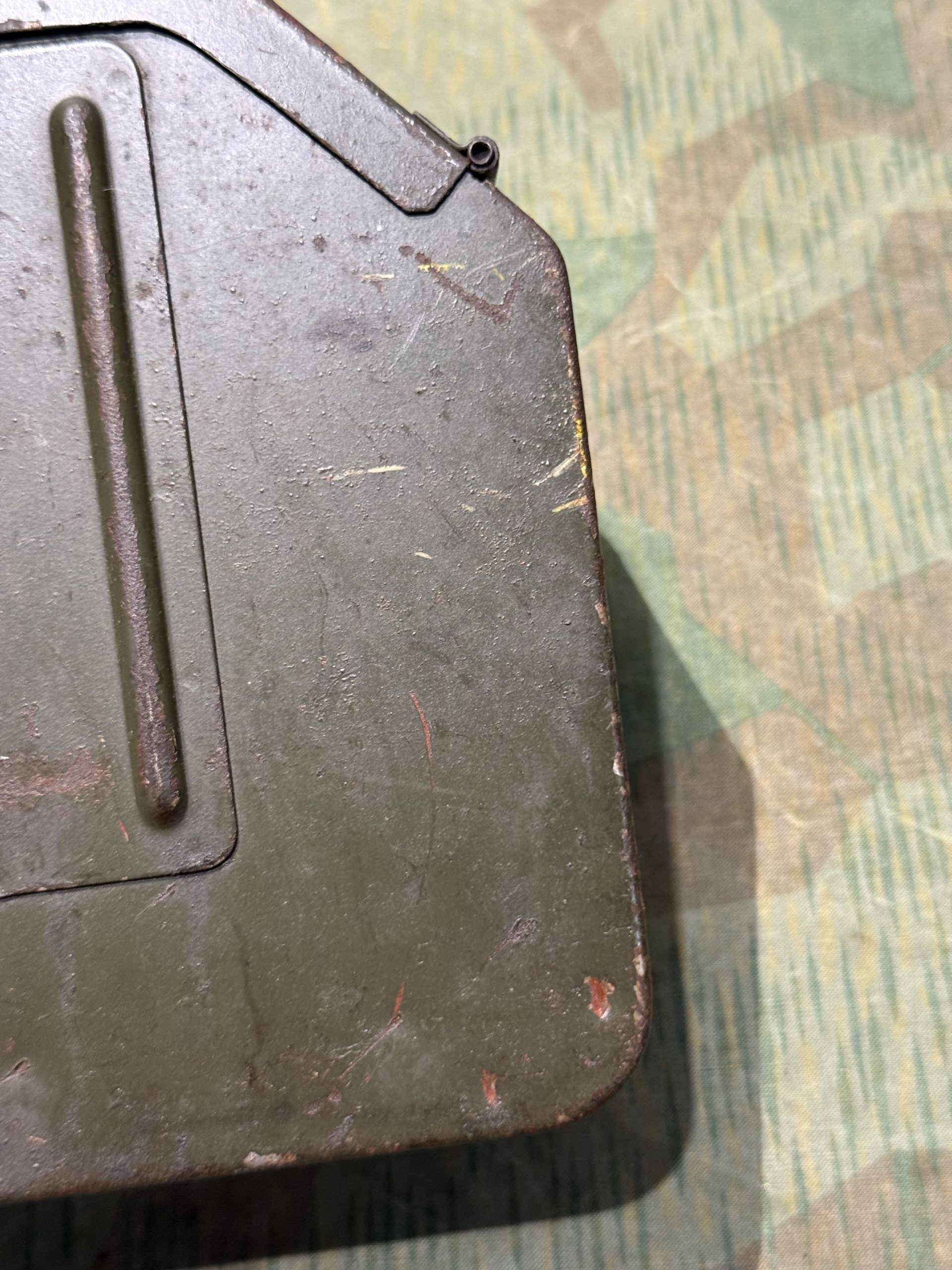Original WW2 German Mg34 Mg42 Patronenkasten 36 Ammo Can / Drum Marked HASAG 1938 #2 - Image 24
