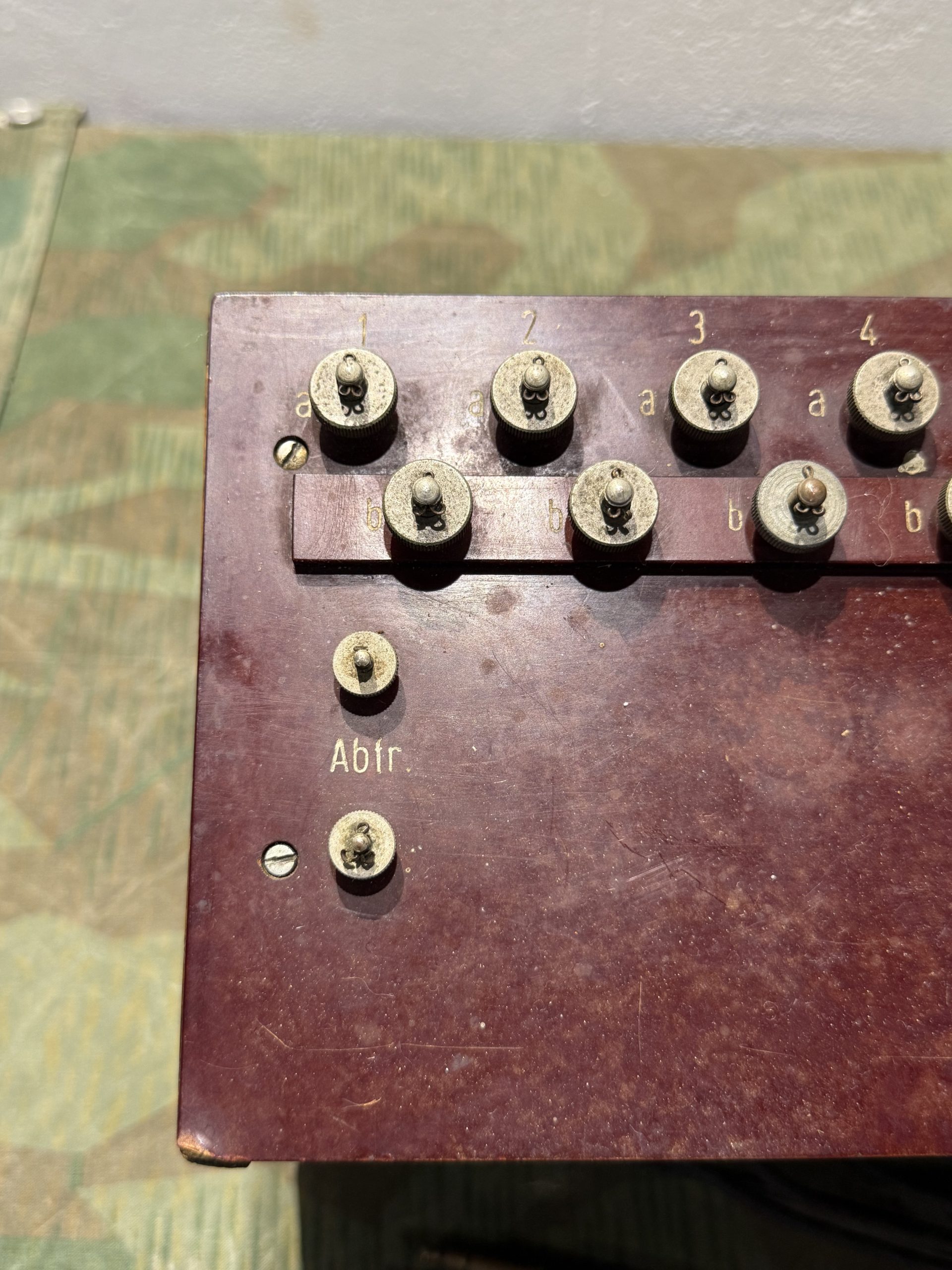 Original WW2 German 10 Line Switchboard Klappenschrank 1939 Dated Working Condition - Image 38