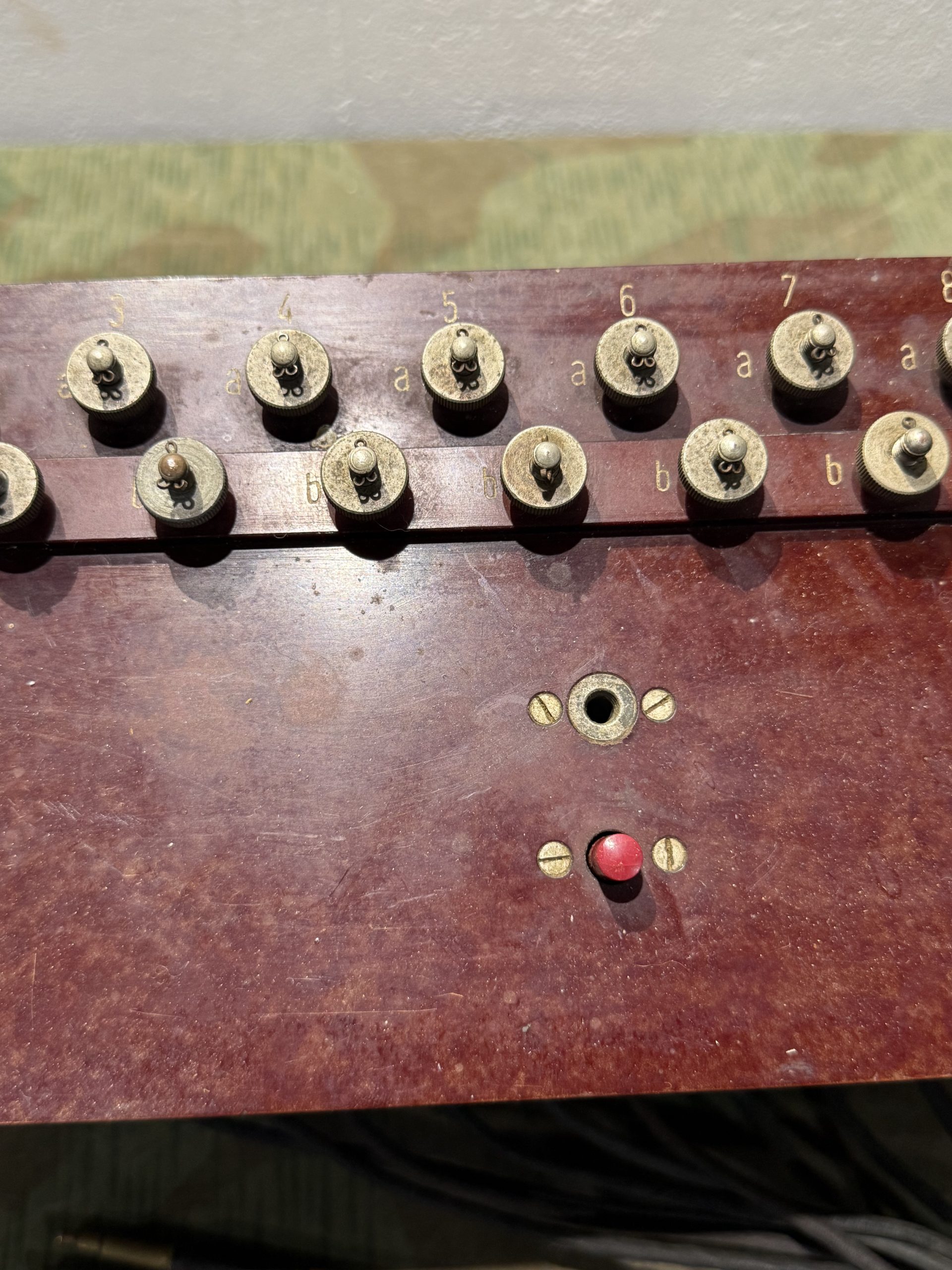 Original WW2 German 10 Line Switchboard Klappenschrank 1939 Dated Working Condition - Image 39