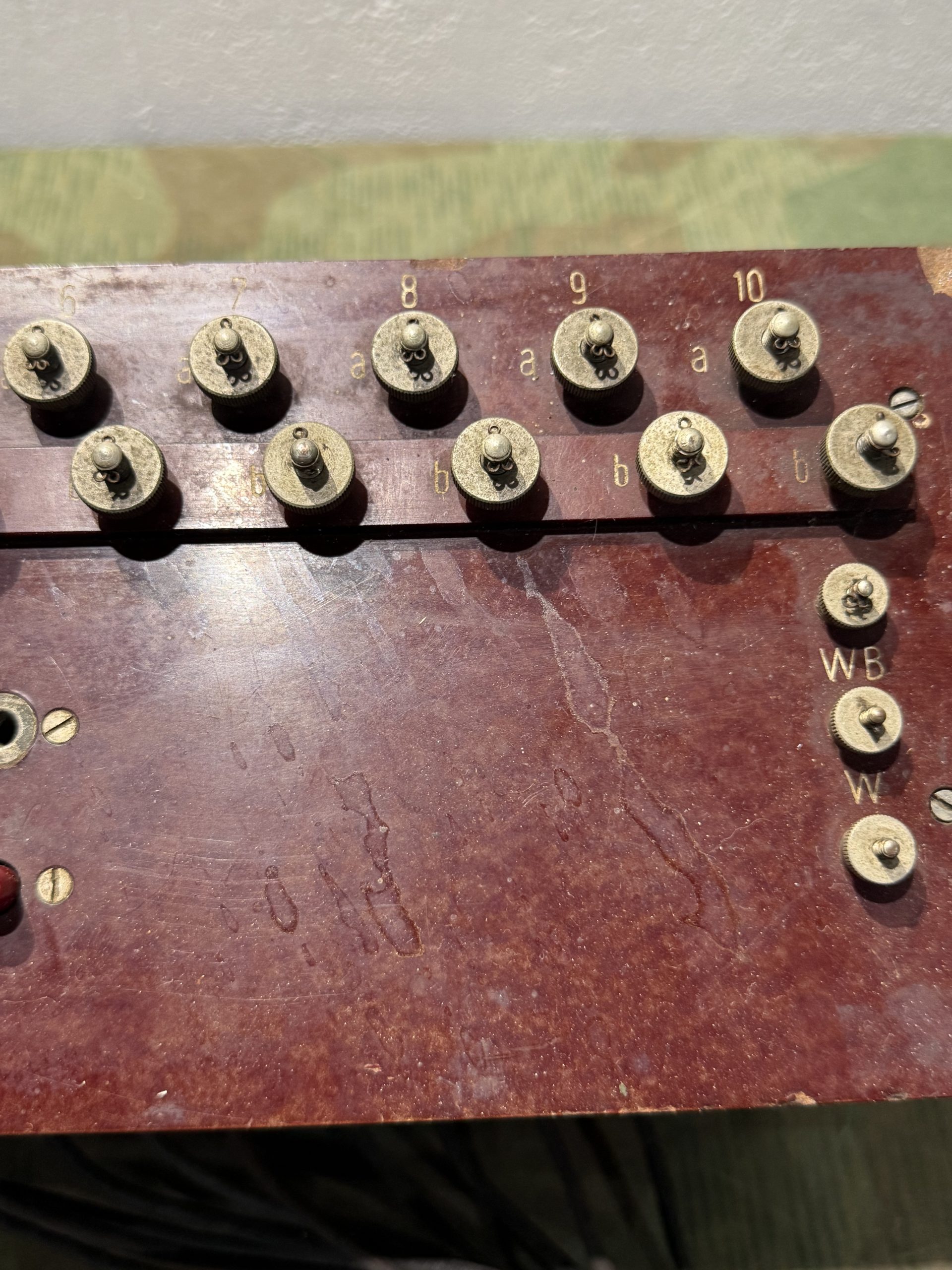 Original WW2 German 10 Line Switchboard Klappenschrank 1939 Dated Working Condition - Image 40