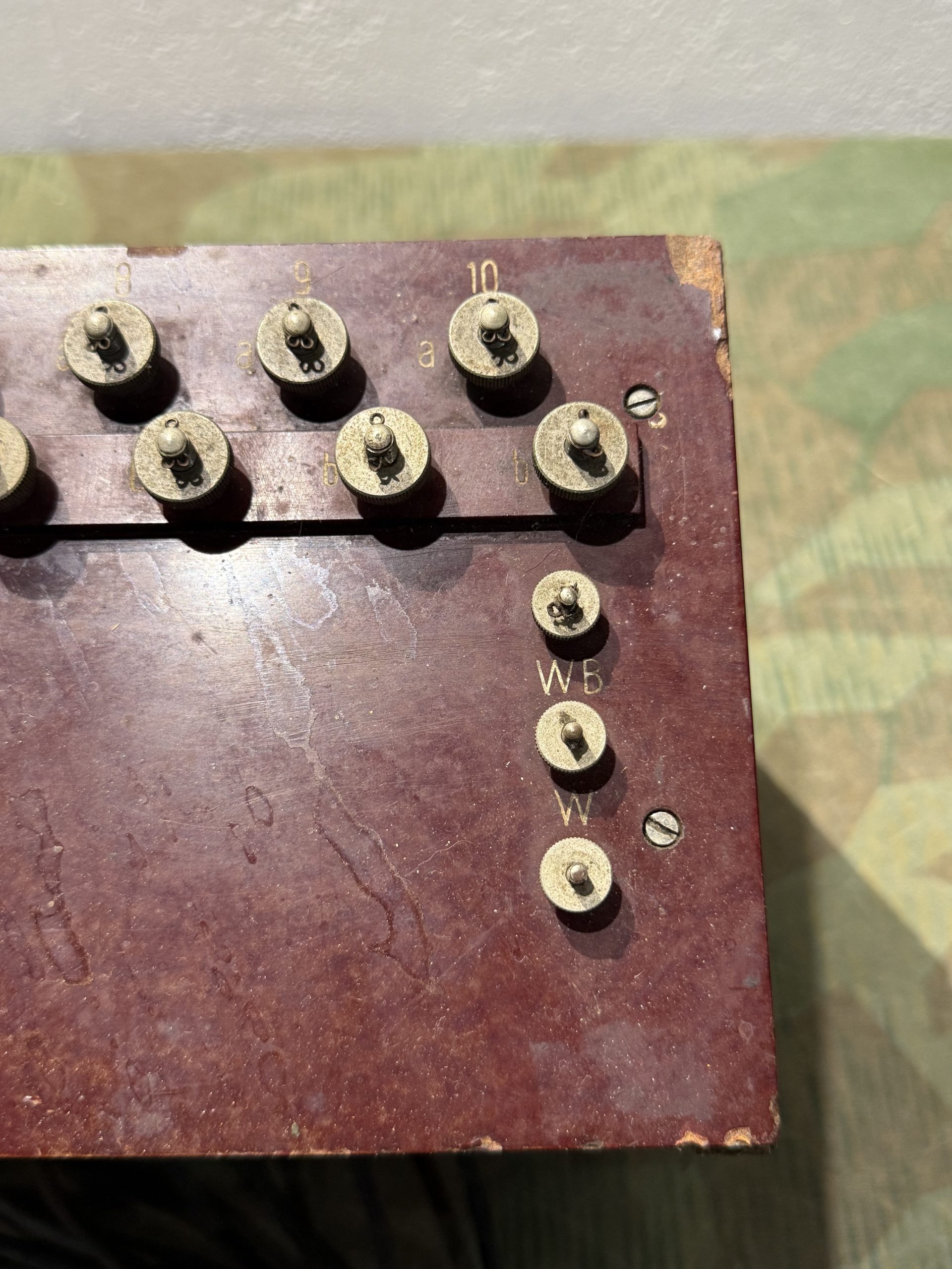 Original WW2 German 10 Line Switchboard Klappenschrank 1939 Dated Working Condition - Image 41
