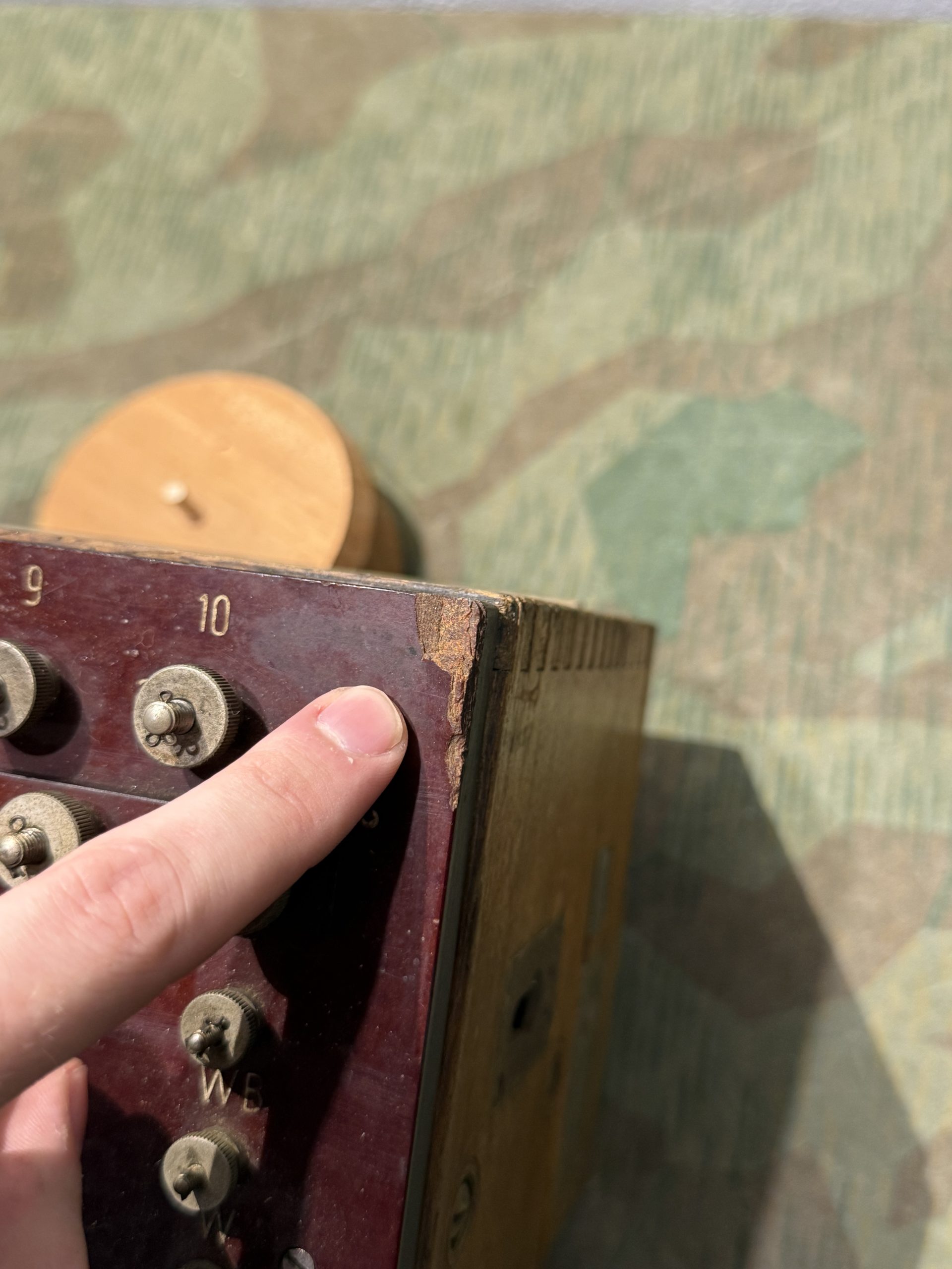 Original WW2 German 10 Line Switchboard Klappenschrank 1939 Dated Working Condition - Image 42