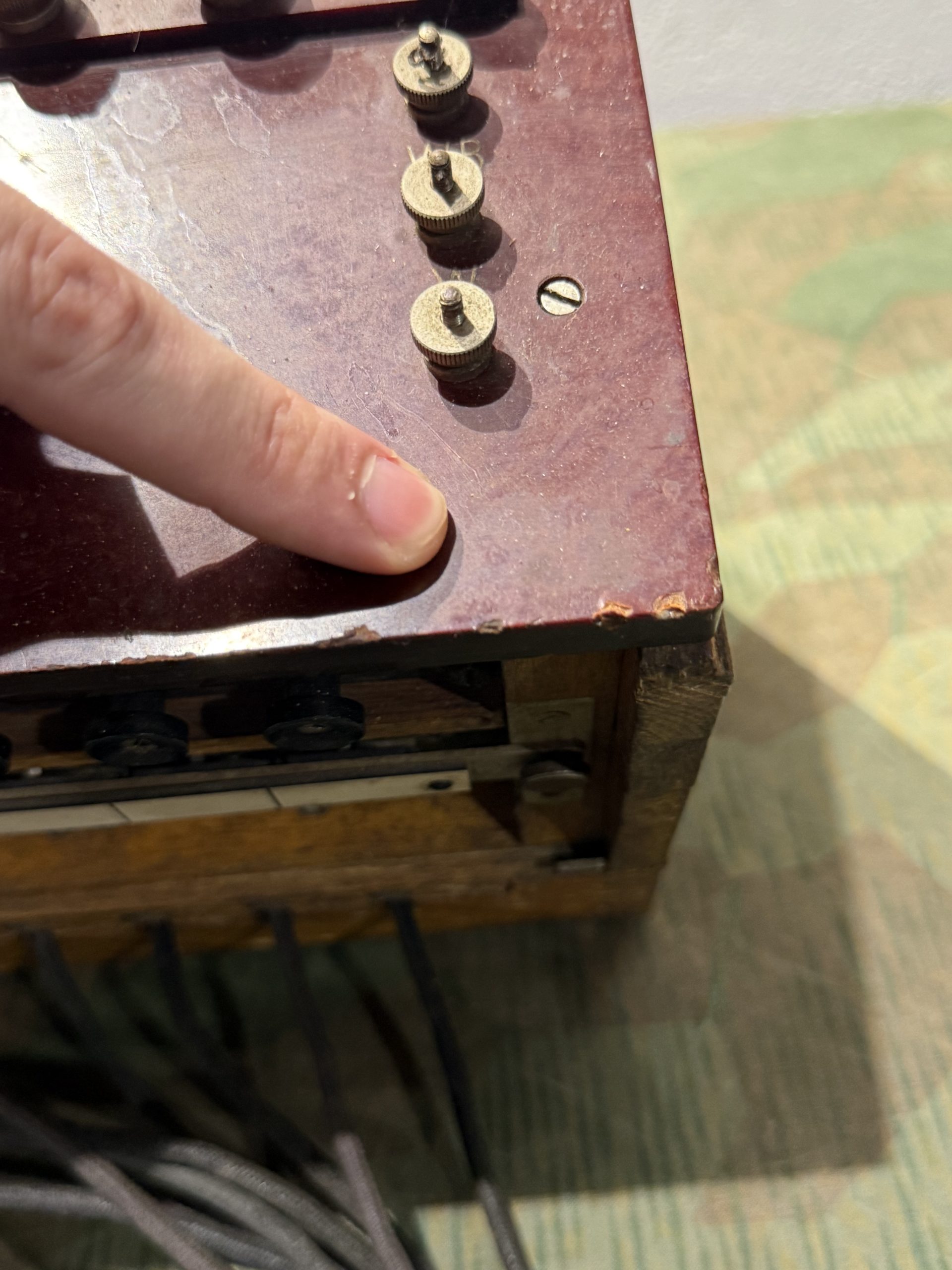 Original WW2 German 10 Line Switchboard Klappenschrank 1939 Dated Working Condition - Image 43