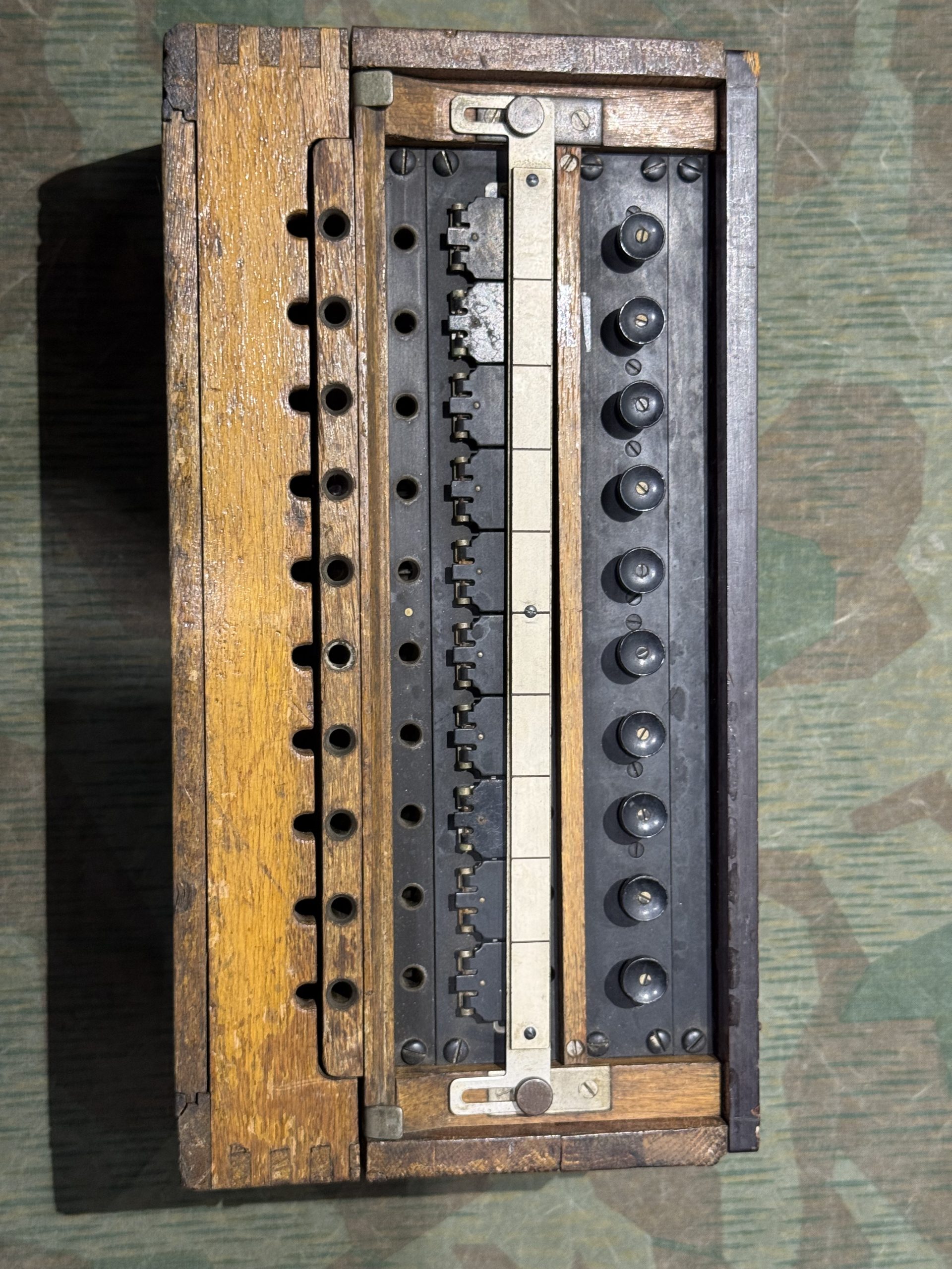 Original WW2 German 10 Line Switchboard Klappenschrank 1939 Dated Working Condition - Image 11
